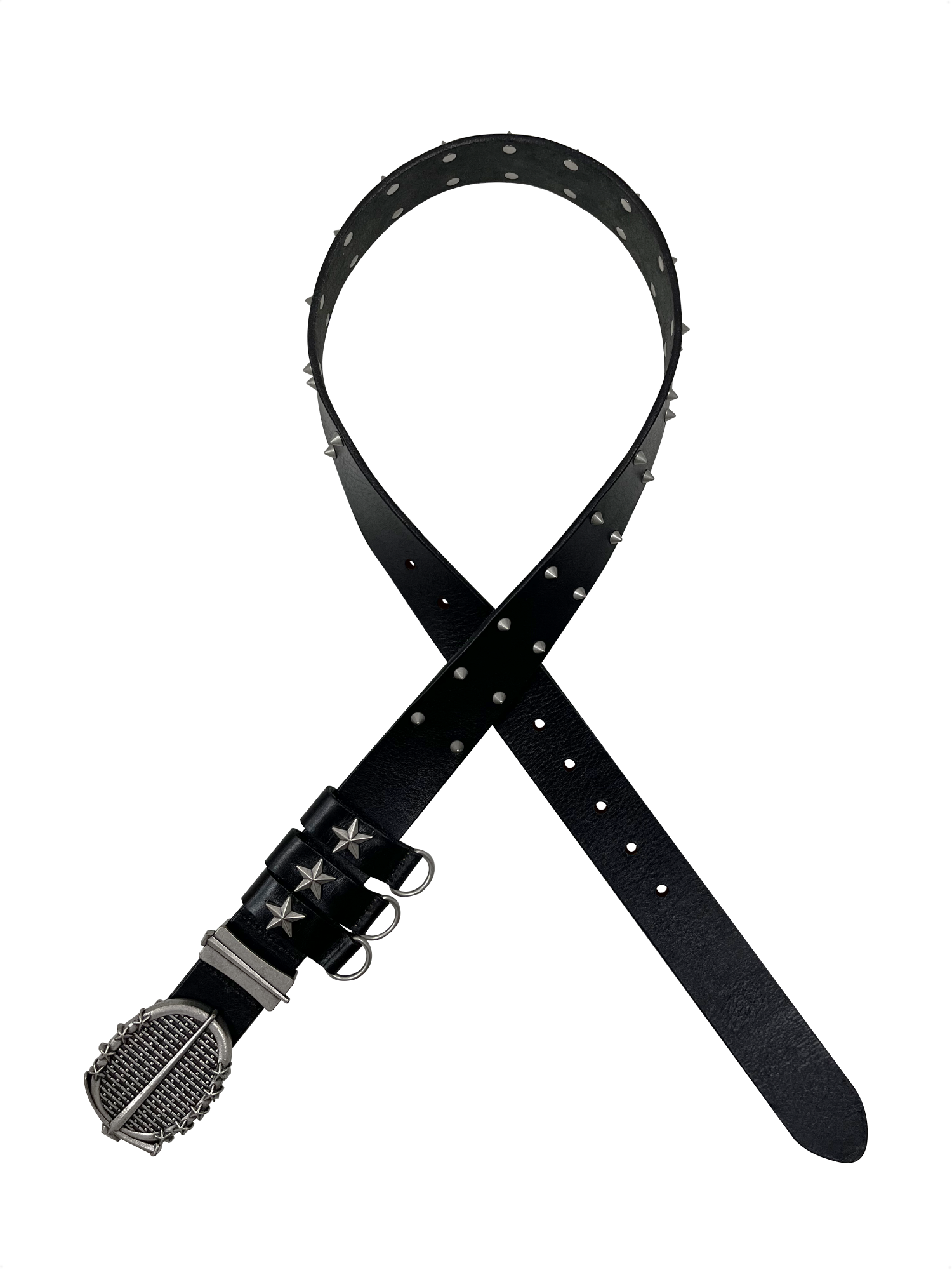 Rockstar Sterling Silver Plated Italian Imported Top-Grain Leather Belt - PSYLOS 1, Rockstar Sterling Silver Plated Italian Imported Top-Grain Leather Belt, Jacket, TecNineGroup, PSYLOS 1