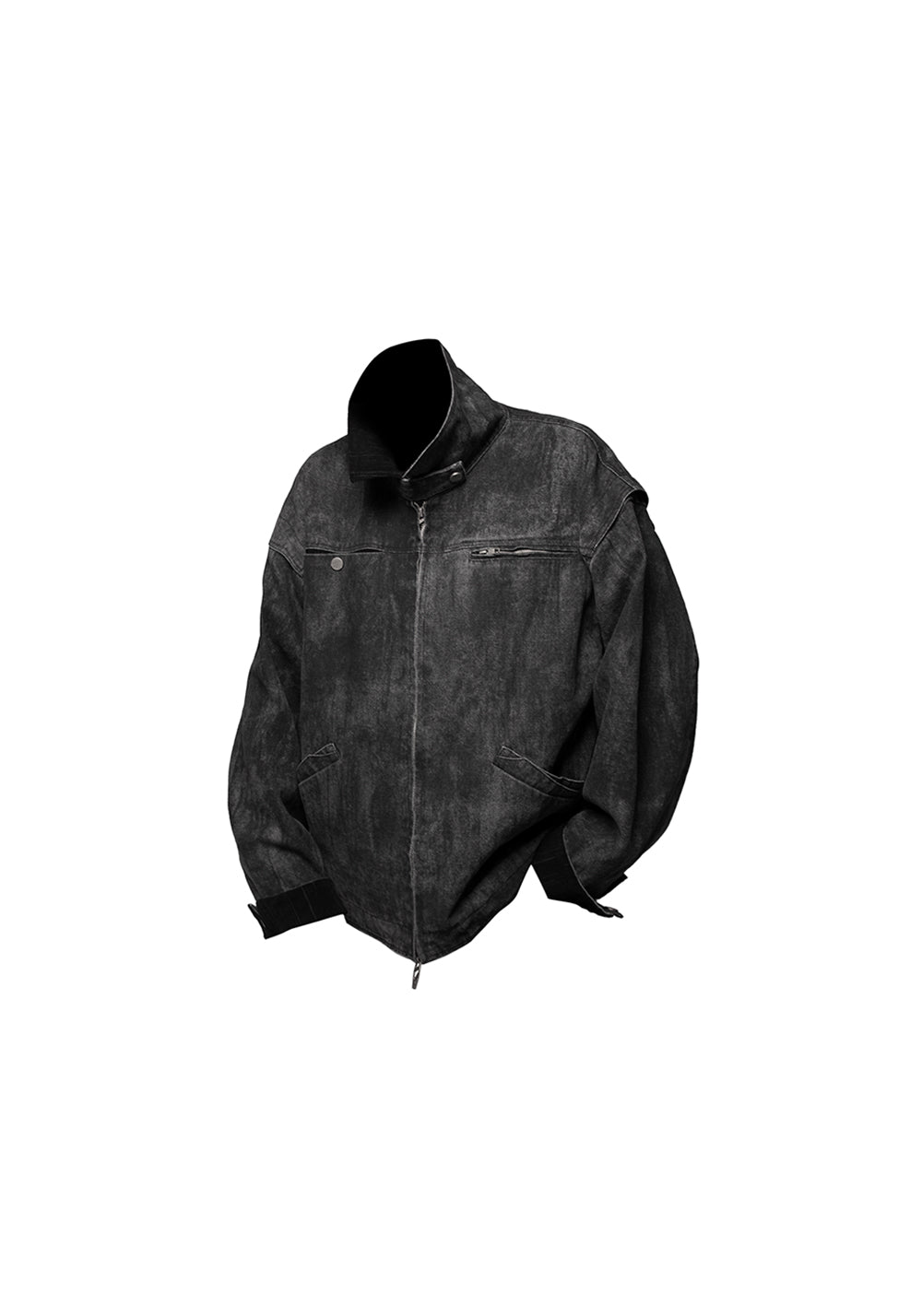 RELABEL丨Distressed Washed Multi-Pocket Jacket - PSYLOS 1, RELABEL丨Distressed Washed Multi-Pocket Jacket, Jacket, RELABEL, PSYLOS 1