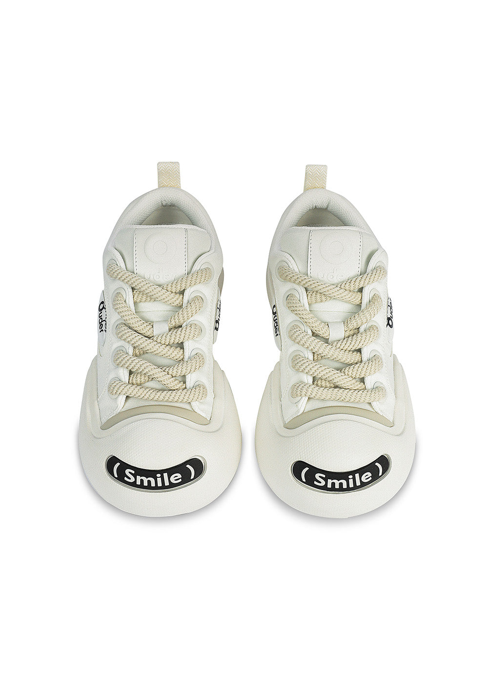 OUDER丨Open Smile Canvas Shoes-White - PSYLOS 1, OUDER丨Open Smile Canvas Shoes-White, Canvas Sneakers, OUDER, PSYLOS 1