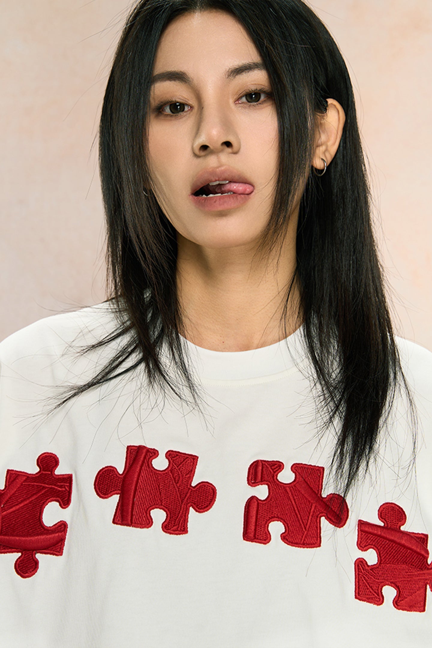 YADcrew | New Style Puzzle Texture Trendy All-Match Casual Short-Sleeved T-Shirt - PSYLOS 1, YADcrew | New Style Puzzle Texture Trendy All-Match Casual Short-Sleeved T-Shirt, T-Shirt, YADcrew•JAPAN, PSYLOS 1