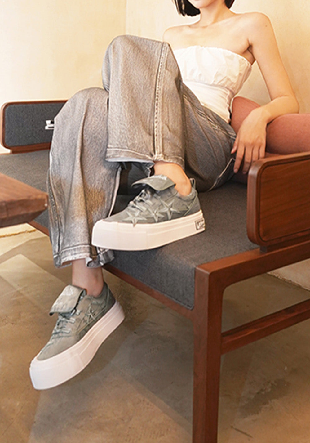 KAALIXTO丨Plum Blossom Star Canvas Shoes - PSYLOS 1, KAALIXTO丨Plum Blossom Star Canvas Shoes, Canvas Sneakers, KAALIXTO•JAPAN, PSYLOS 1