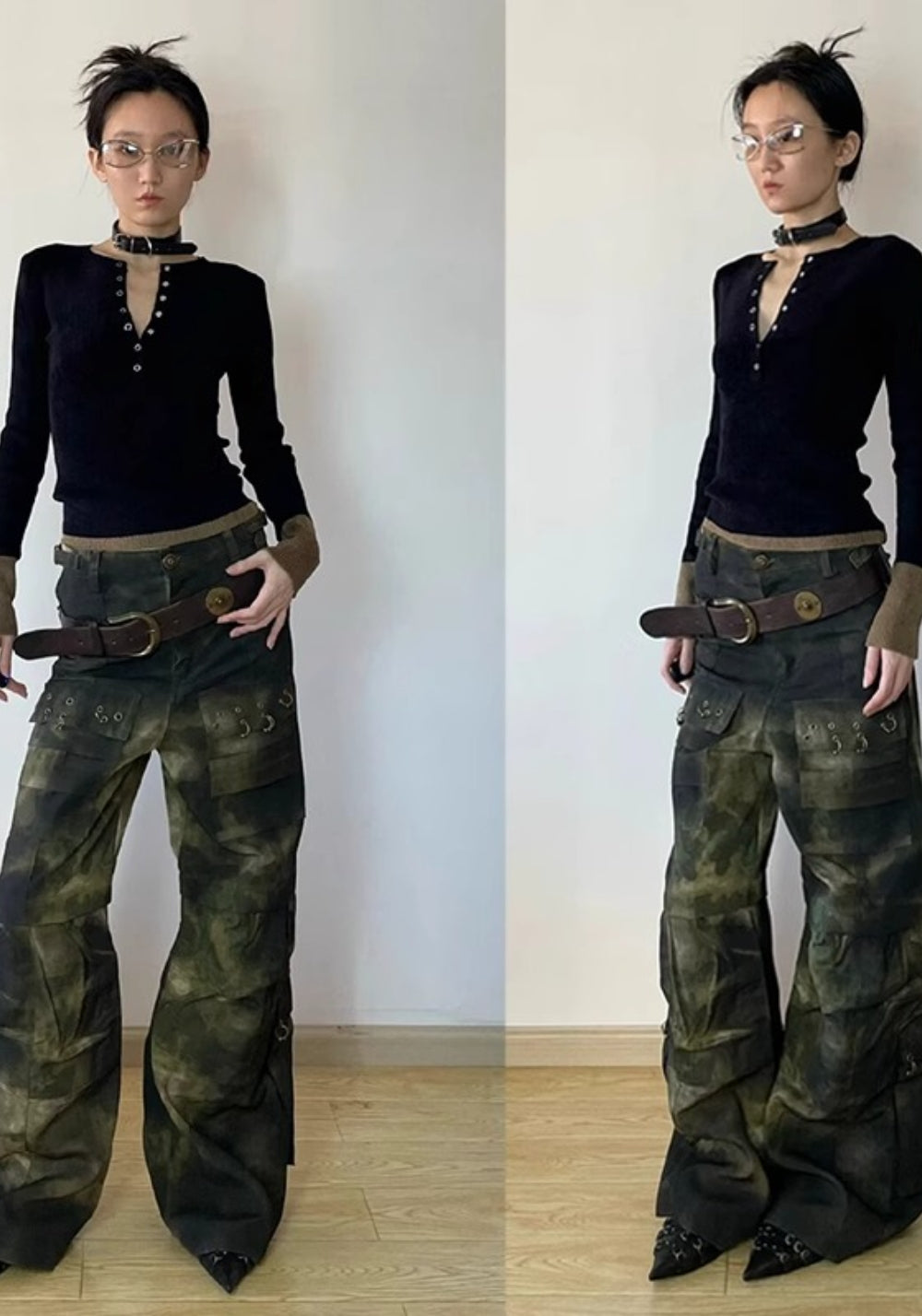 DND4DES丨Mud-Dyed Camouflage Pants - PSYLOS 1, DND4DES丨Mud-Dyed Camouflage Pants, Jeans, DND4DES•JAPAN, PSYLOS 1