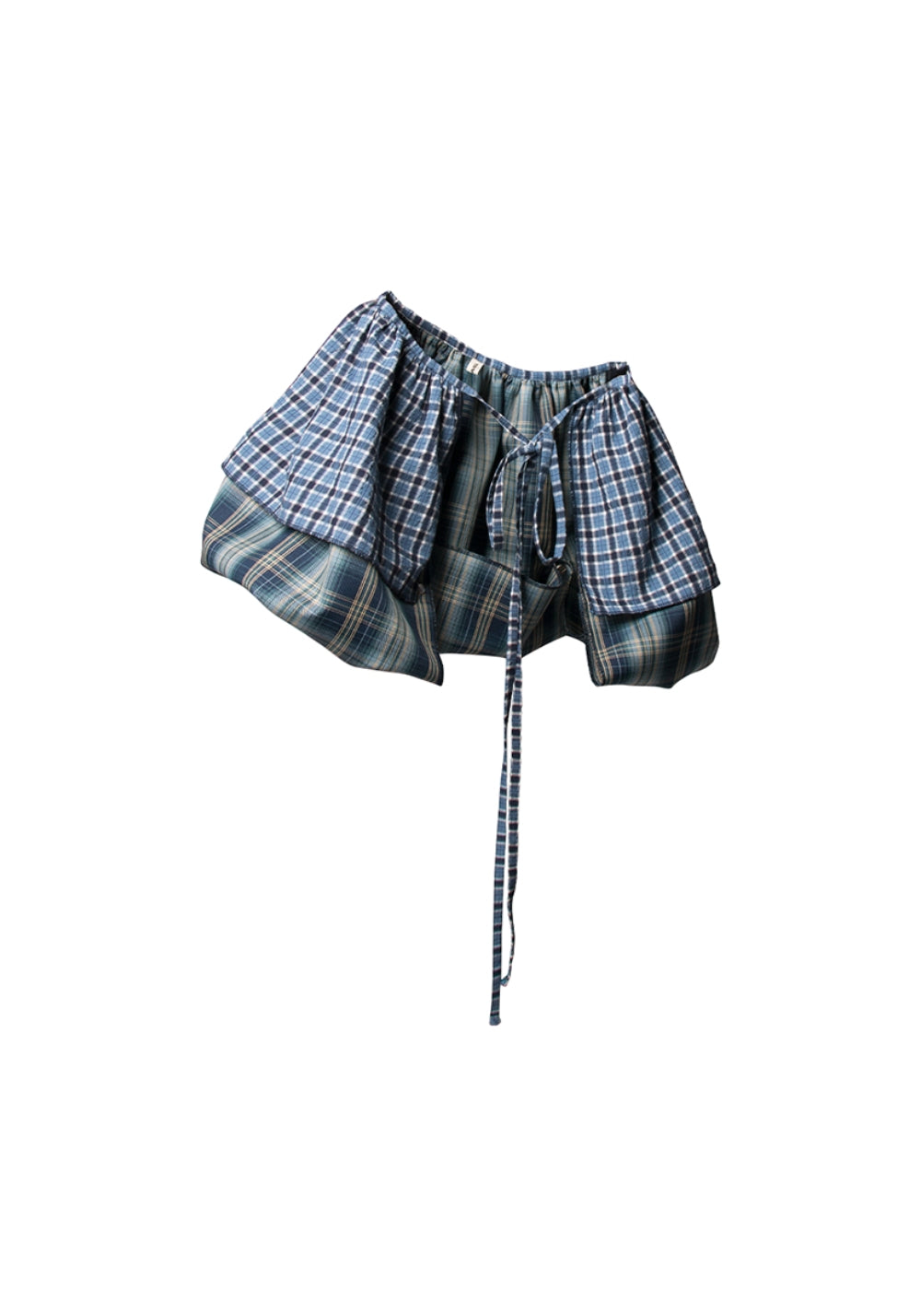 RELABEL丨Wrinkled Plaid Multi-Wear Skirt - PSYLOS 1, RELABEL丨Wrinkled Plaid Multi-Wear Skirt, Skirt, RELABEL, PSYLOS 1
