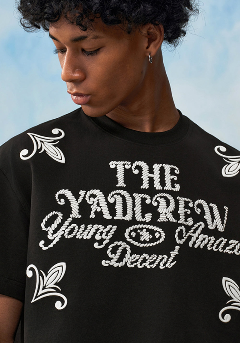 YADcrew丨YADcrew Slogan & Knot Tee-Black - PSYLOS 1, YADcrew丨YADcrew Slogan & Knot Tee-Black, T-Shirt, YADcrew•JAPAN, PSYLOS 1