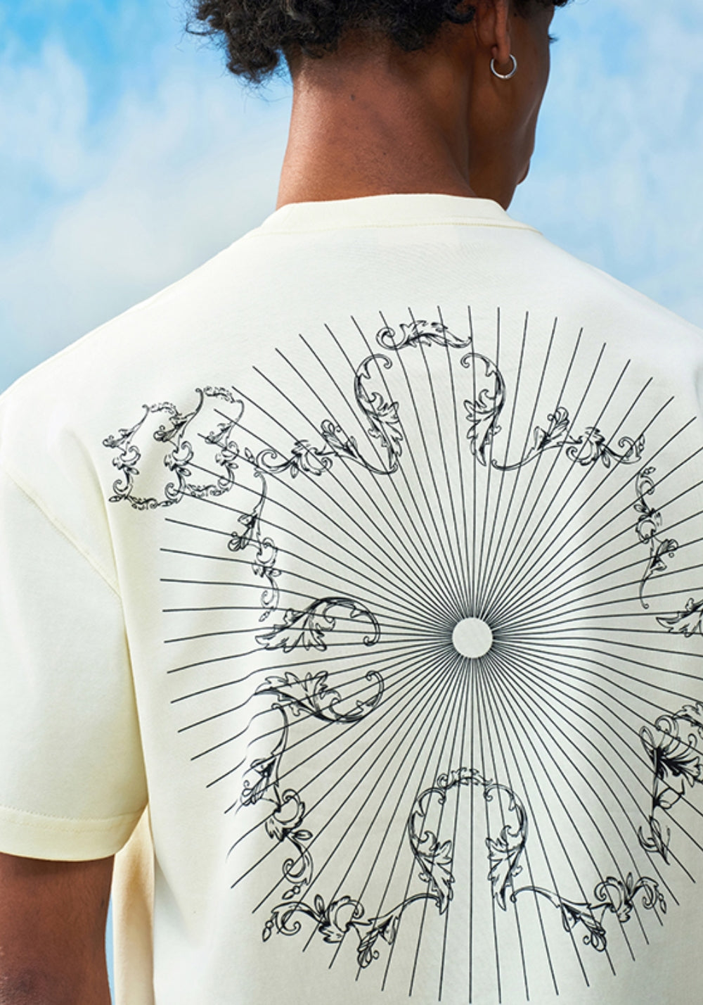 YADcrew丨YADcrew Baroque Mosaic Tee-White - PSYLOS 1, YADcrew丨YADcrew Baroque Mosaic Tee-White, T-Shirt, YADcrew•JAPAN, PSYLOS 1