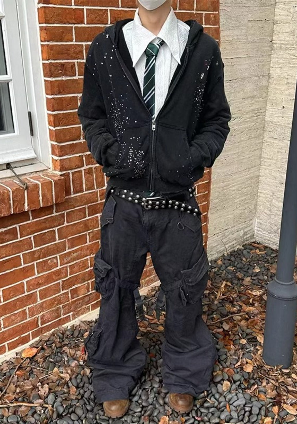 DND4DES丨Colorful Rhinestone Hoodie - PSYLOS 1, DND4DES丨Colorful Rhinestone Hoodie, Hoodie, DND4DES•JAPAN, PSYLOS 1