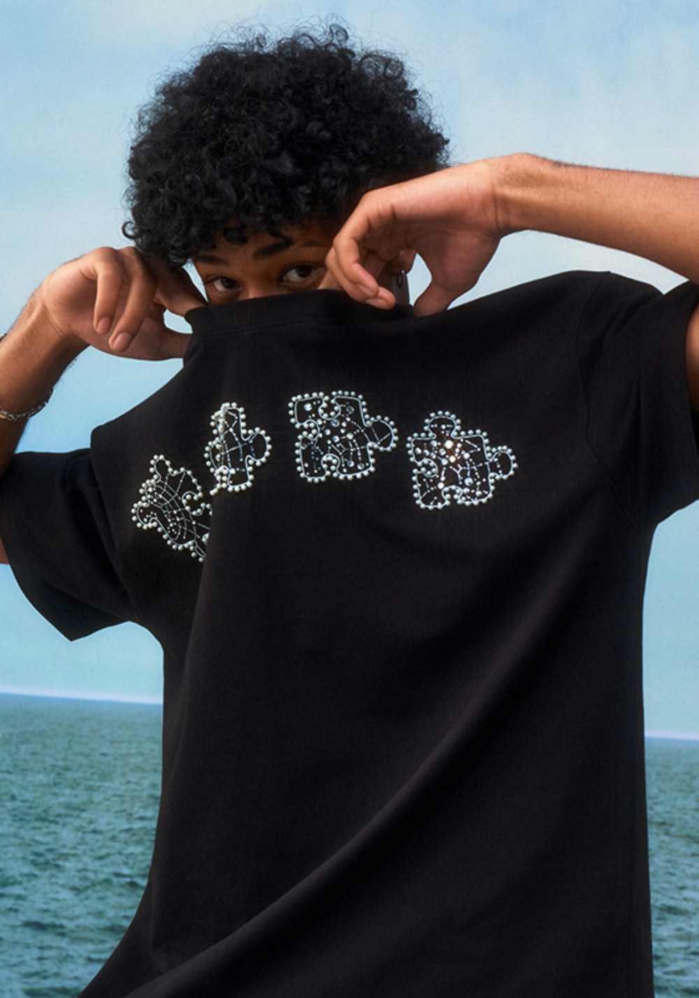 YADcrew丨YADcrew Star-Web Mosaic Tee - PSYLOS 1, YADcrew丨YADcrew Star-Web Mosaic Tee, T-Shirt, YADcrew•JAPAN, PSYLOS 1