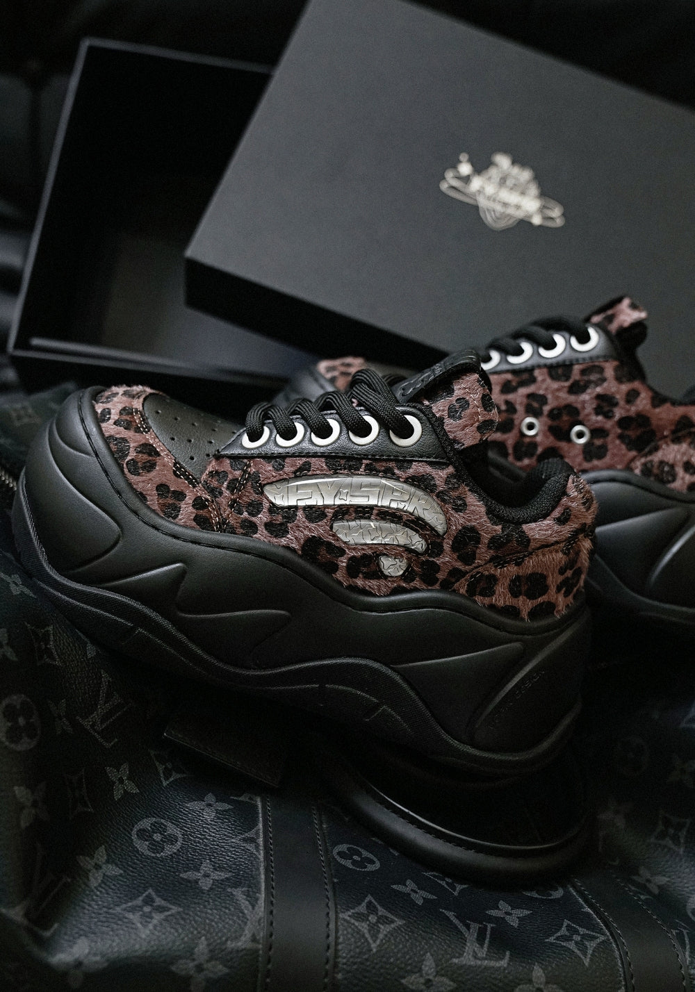 FYSPR丨Leopard Chunky Wave Sneakers - PSYLOS 1, FYSPR丨Leopard Chunky Wave Sneakers, Chunky Sneakers, FYSPR•JAPAN, PSYLOS 1