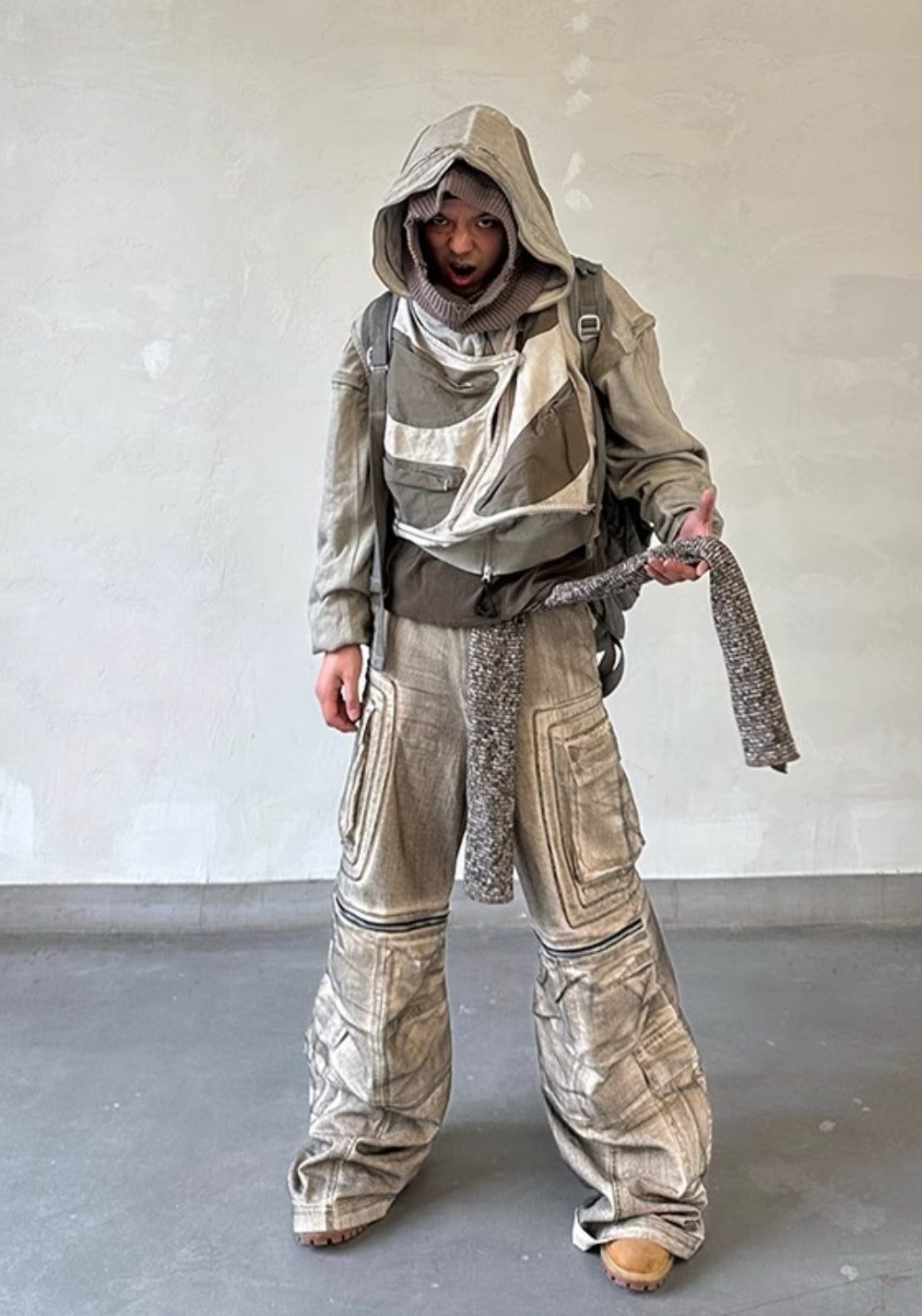 DND4DES丨Worn-In Drawstring Pants - PSYLOS 1, DND4DES丨Worn-In Drawstring Pants, Pants, DND4DES•JAPAN, PSYLOS 1