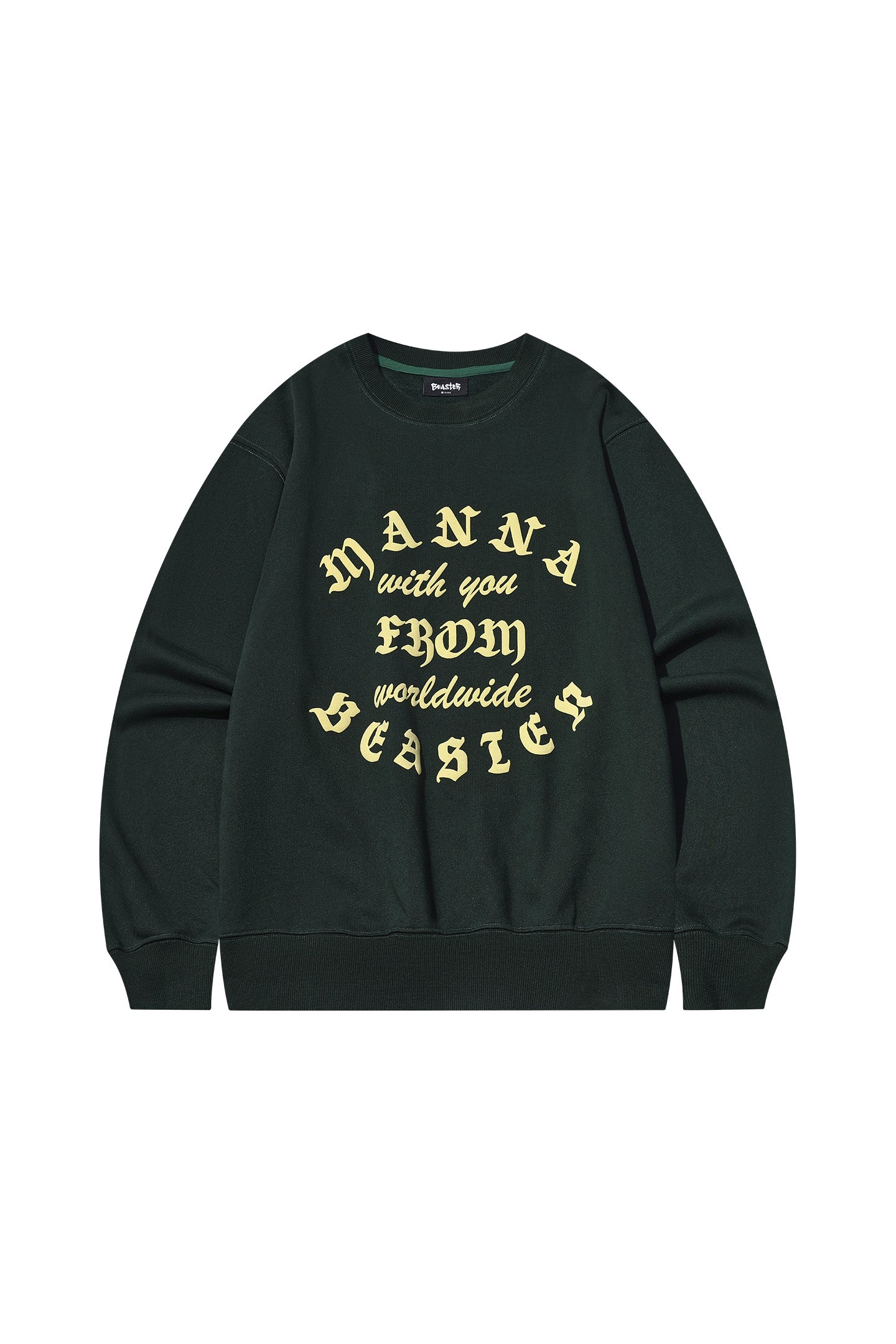 Foam Printed Crew Neck Sweatshirt