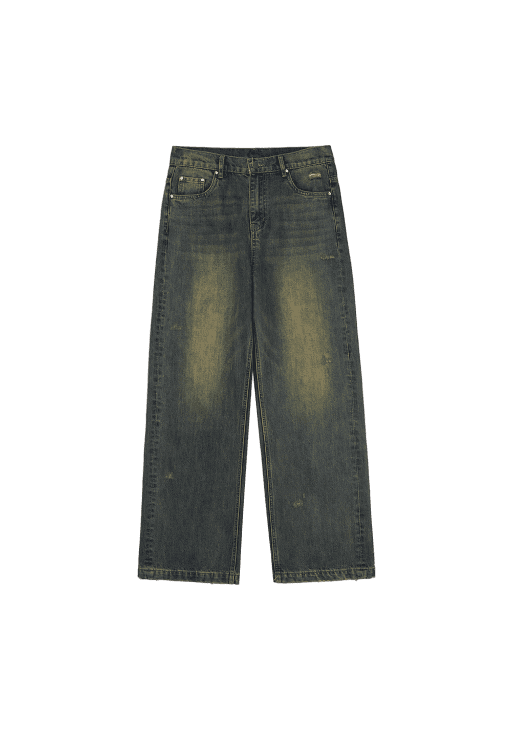 Yellow Mud Distressed Jeans - PSYLOS 1, Yellow Mud Distressed Jeans, Pants, PCLP, PSYLOS 1