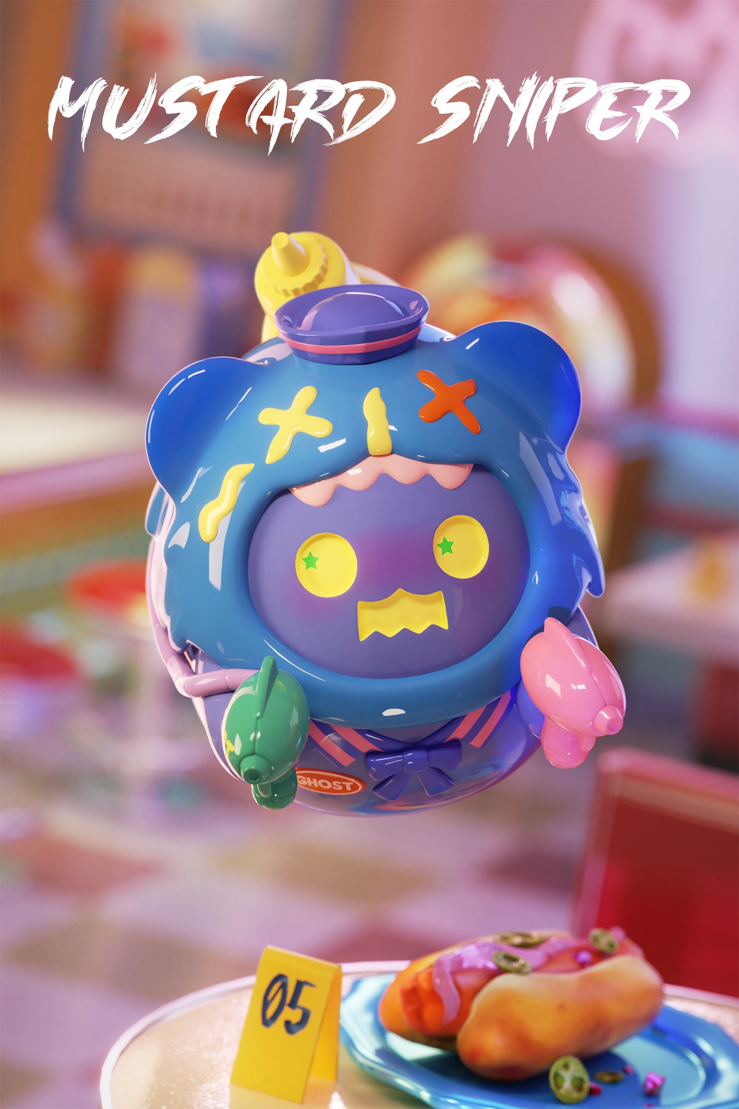 Finding Unicorn | ShinWoo Ghost Diner Series Blind Box - PSYLOS 1, Finding Unicorn | ShinWoo Ghost Diner Series Blind Box, Blind Box, Finding Unicorn, PSYLOS 1