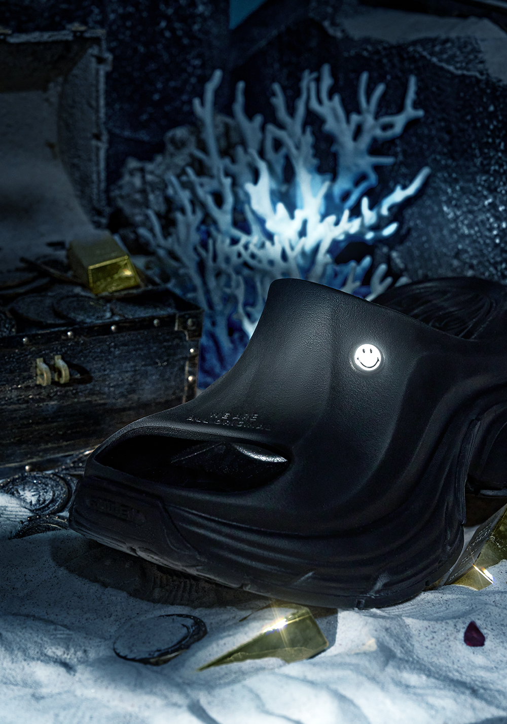 SMILEY丨Starfish Series Slippers-Black - PSYLOS 1, SMILEY丨Starfish Series Slippers-Black, Slippers, SMILEY•JAPAN, PSYLOS 1