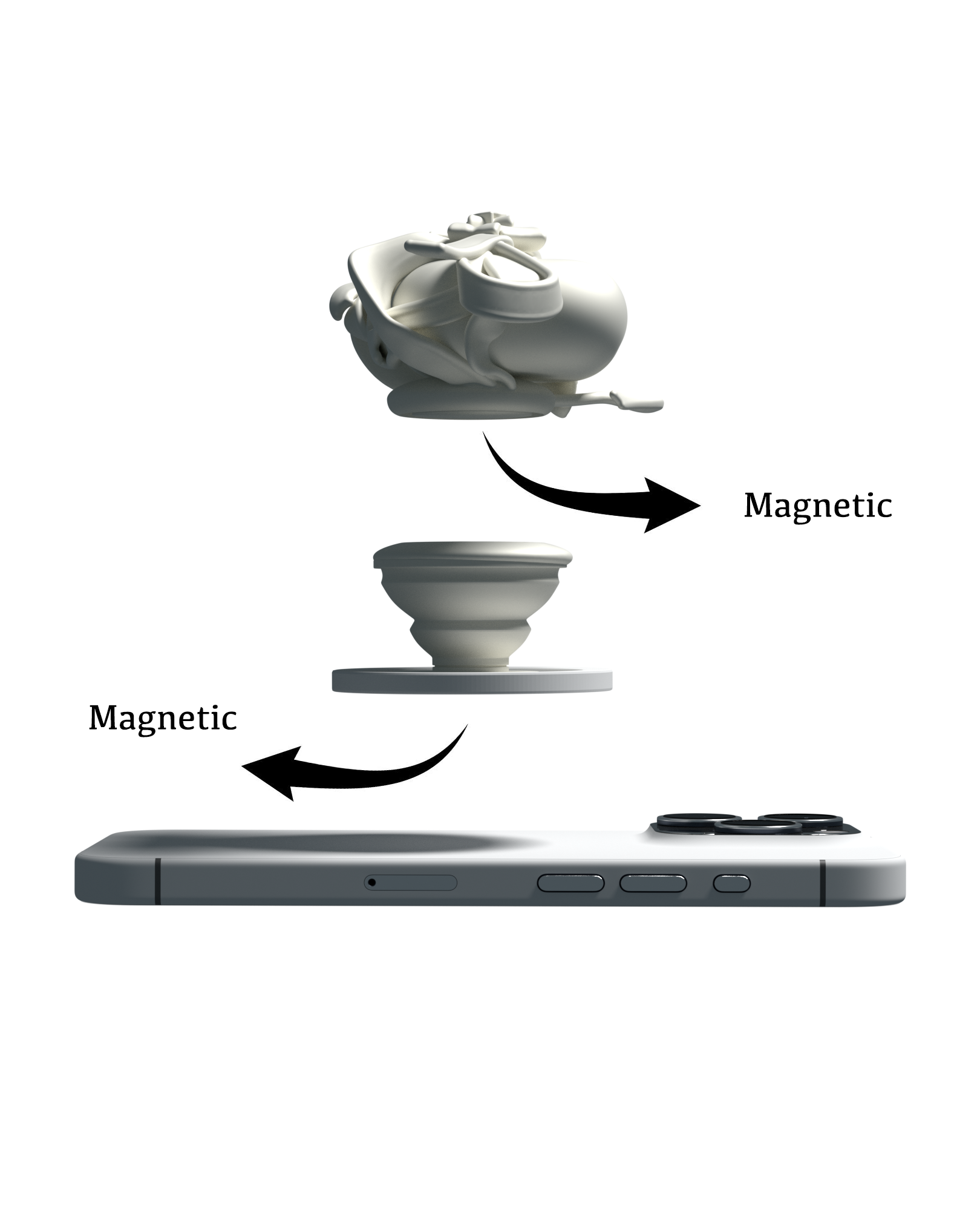 TORNADOSONG丨AirPods Phone Magnetic Case -Bow - PSYLOS 1, TORNADOSONG丨AirPods Phone Magnetic Case -Bow, Accessories, TORNADOSONG, PSYLOS 1