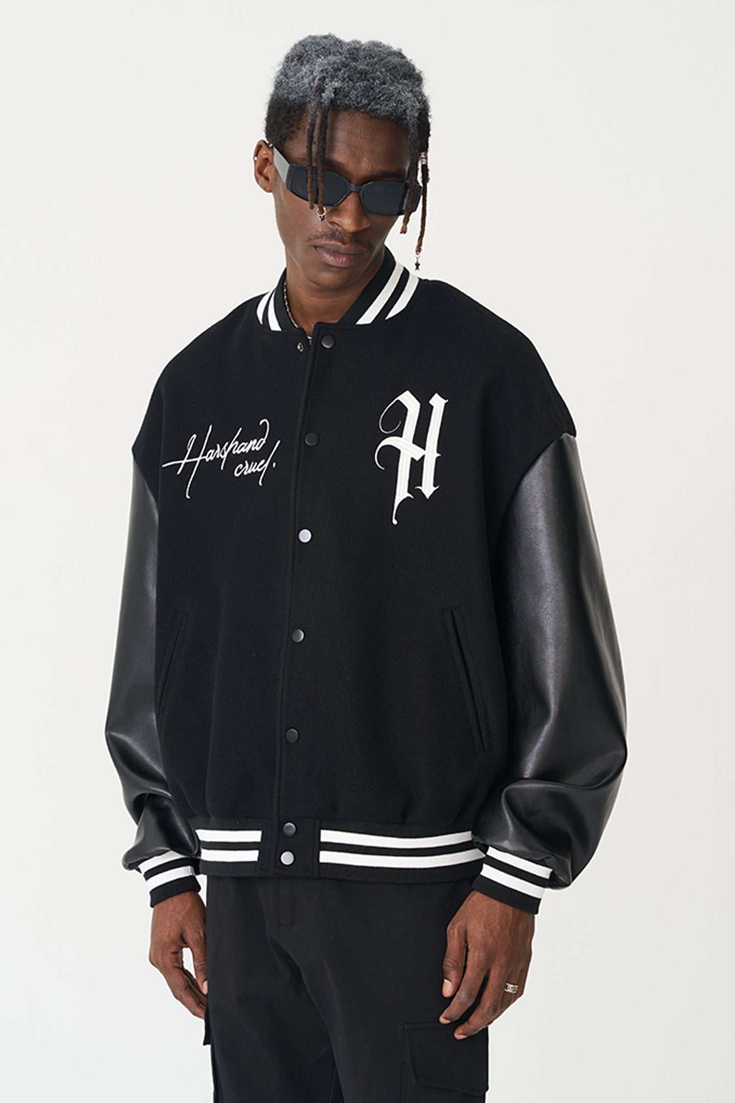 Retro Hip-hop Embroidered Baseball Jersey - PSYLOS 1, Retro Hip-hop Embroidered Baseball Jersey, Jacket, HARSH AND CRUEL, PSYLOS 1