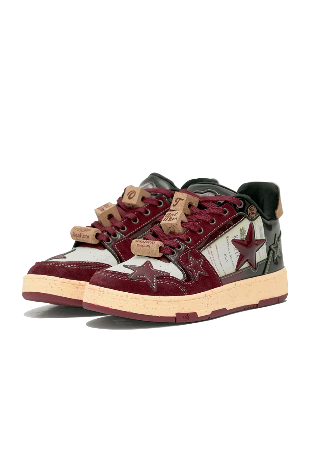 Retro Star Sneakers-Wine Limited - PSYLOS 1, Retro Star Sneakers-Wine Limited, Shoes, KAALIXTO, PSYLOS 1