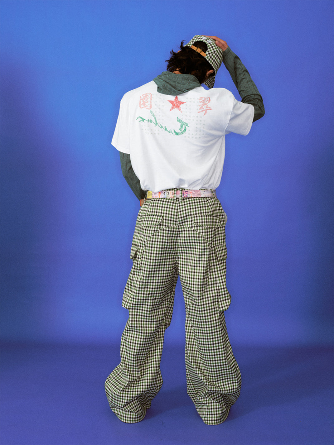 TREclub | Plaid Drawstring Cargo Paratrooper Pants - PSYLOS 1, TREclub | Plaid Drawstring Cargo Paratrooper Pants, Cargo Pants, TREclub•JAPAN, PSYLOS 1