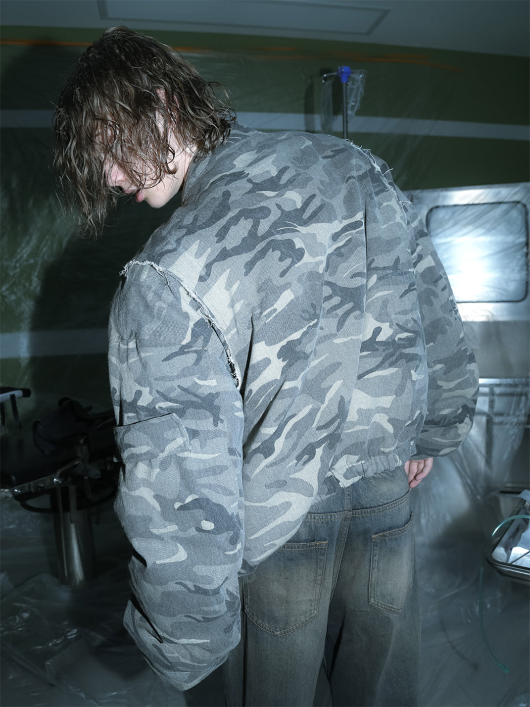 TREclub |  Thick Camouflage Bomber Jacket - PSYLOS 1, TREclub |  Thick Camouflage Bomber Jacket, Jackets, TREclub•JAPAN, PSYLOS 1