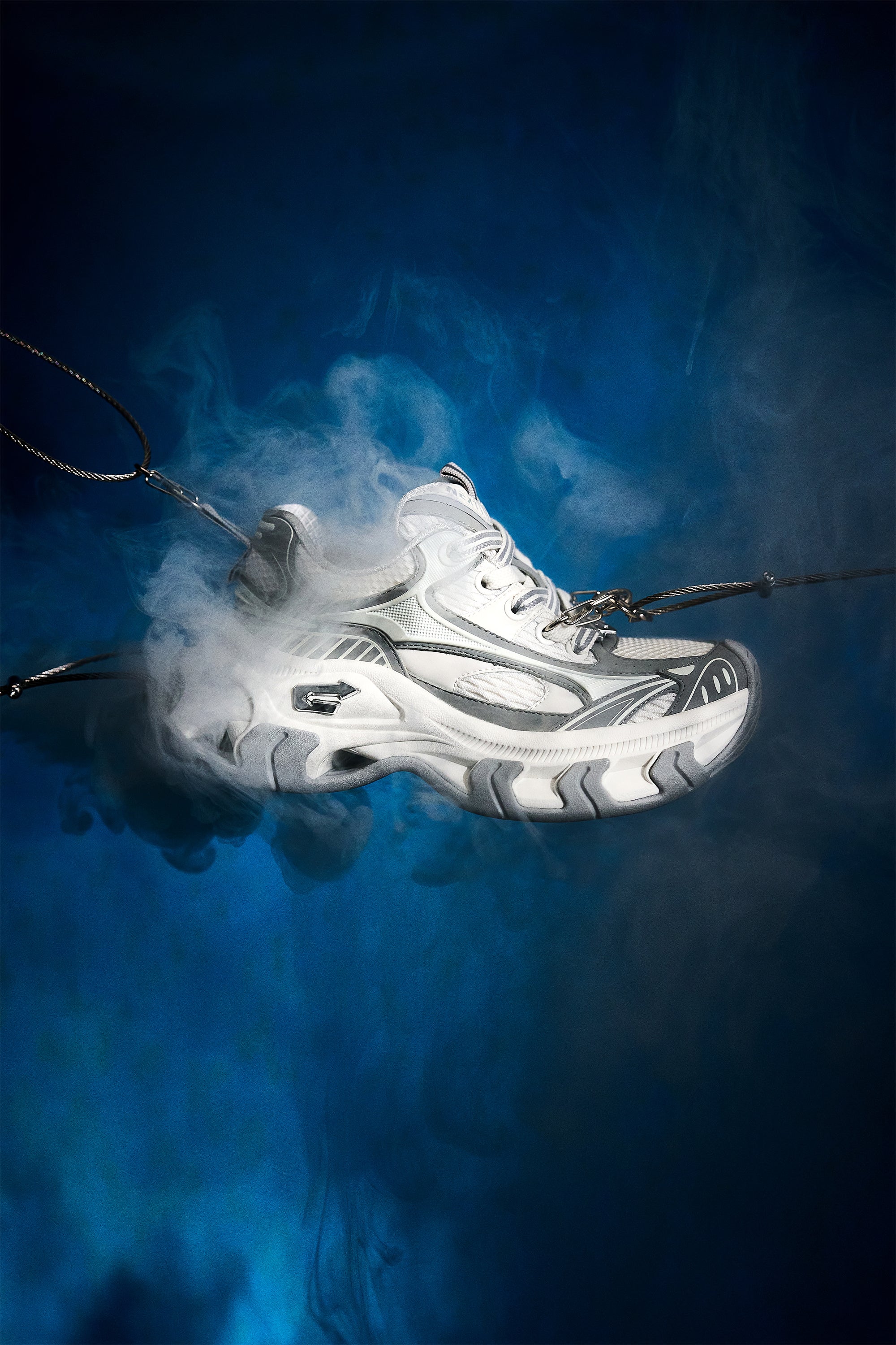 NEXT IMPULSIVE丨Papillon Series-Grey/Teal Grey - PSYLOS 1, NEXT IMPULSIVE丨Papillon Series-Grey/Teal Grey, Chunky Sneakers, NEXT IMPULSIVE•JAPAN, PSYLOS 1