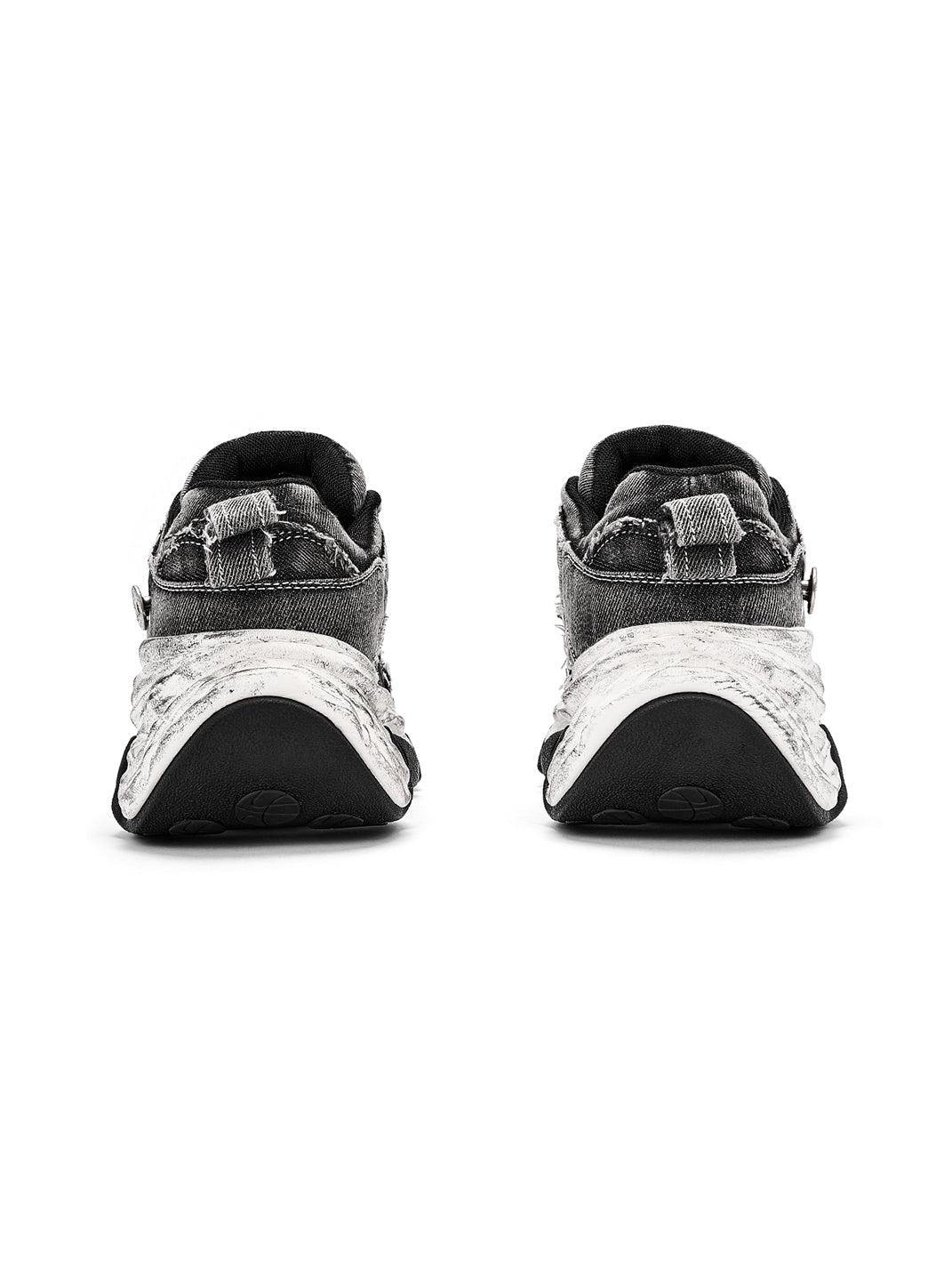 NEXT IMPULSIVE丨Reorganized Denim Series-Black - PSYLOS 1, NEXT IMPULSIVE丨Reorganized Denim Series-Black, Chunky Sneakers, NEXT IMPULSIVE, PSYLOS 1