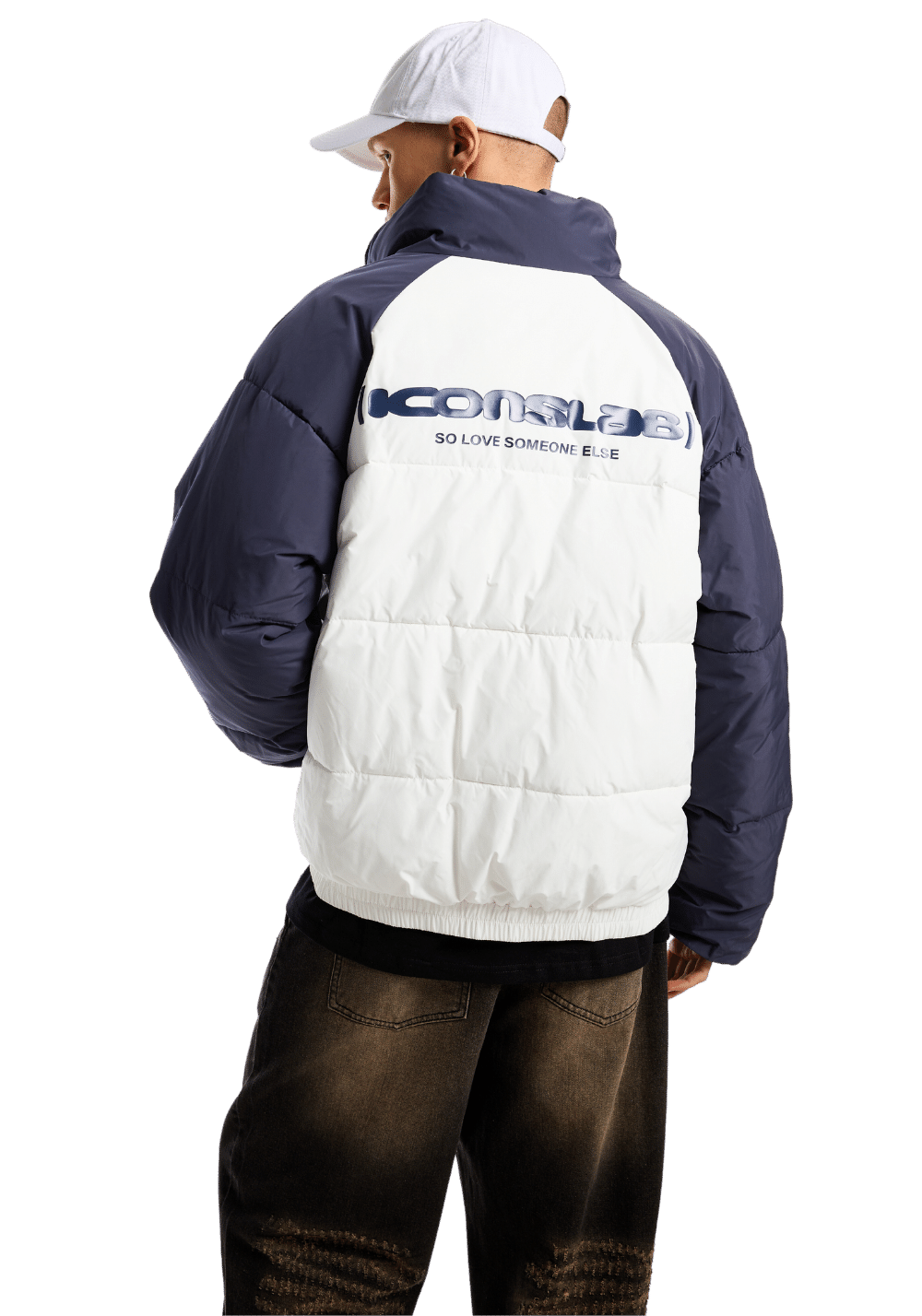 Drop Shoulder Puffer Jacket - PSYLOS 1, Drop Shoulder Puffer Jacket, Down Jacket, iconslab, PSYLOS 1