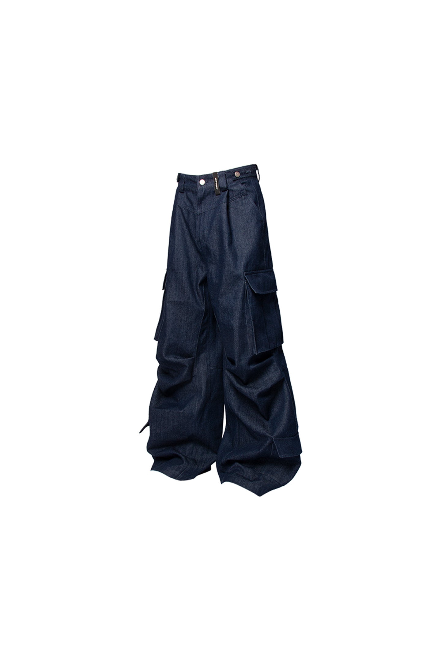 RELABEL丨Washed Silhouette Pleated Ribbon Jeans - PSYLOS 1, RELABEL丨Washed Silhouette Pleated Ribbon Jeans, Pants, RELABEL, PSYLOS 1