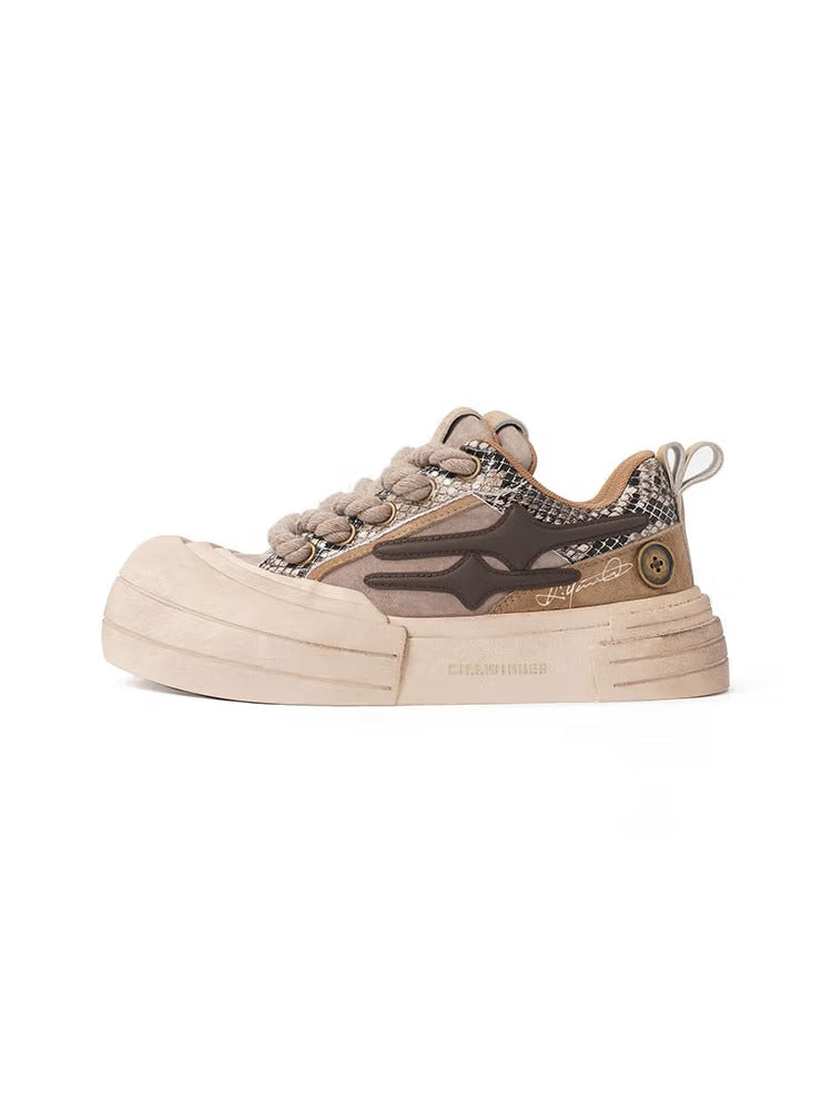 KILLWINNER丨Smile Life Sneaker - Brown - PSYLOS 1, KILLWINNER丨Smile Life Sneaker - Brown, Chunky Sneakers, KILLWINNER•JAPAN, PSYLOS 1