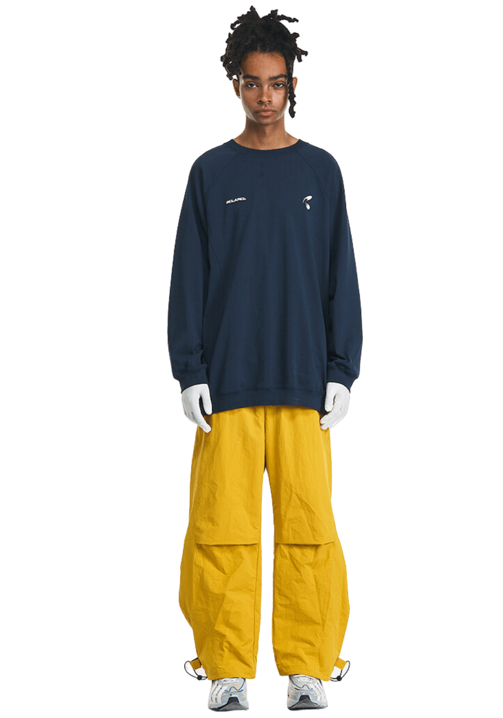 Deconstructed Tapered Wide Leg Pants - PSYLOS 1, Deconstructed Tapered Wide Leg Pants, Pants, RELABEL, PSYLOS 1