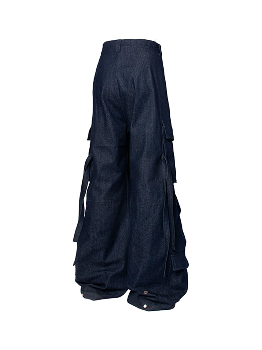 RELABEL丨Jeans de cinta plisada con silueta lavada