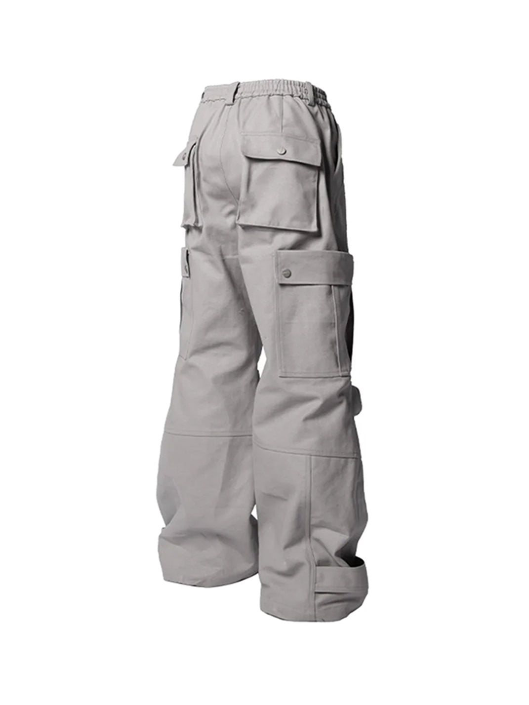 RELABEL丨Pantalones cargo tipo cañón con bolsillos grandes