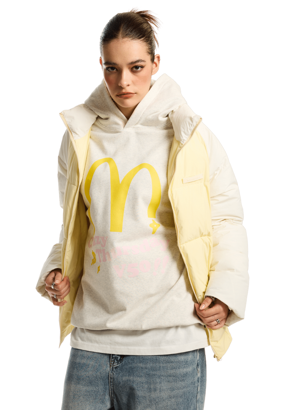 Drop Shoulder Puffer Jacket - PSYLOS 1, Drop Shoulder Puffer Jacket, Down Jacket, iconslab, PSYLOS 1