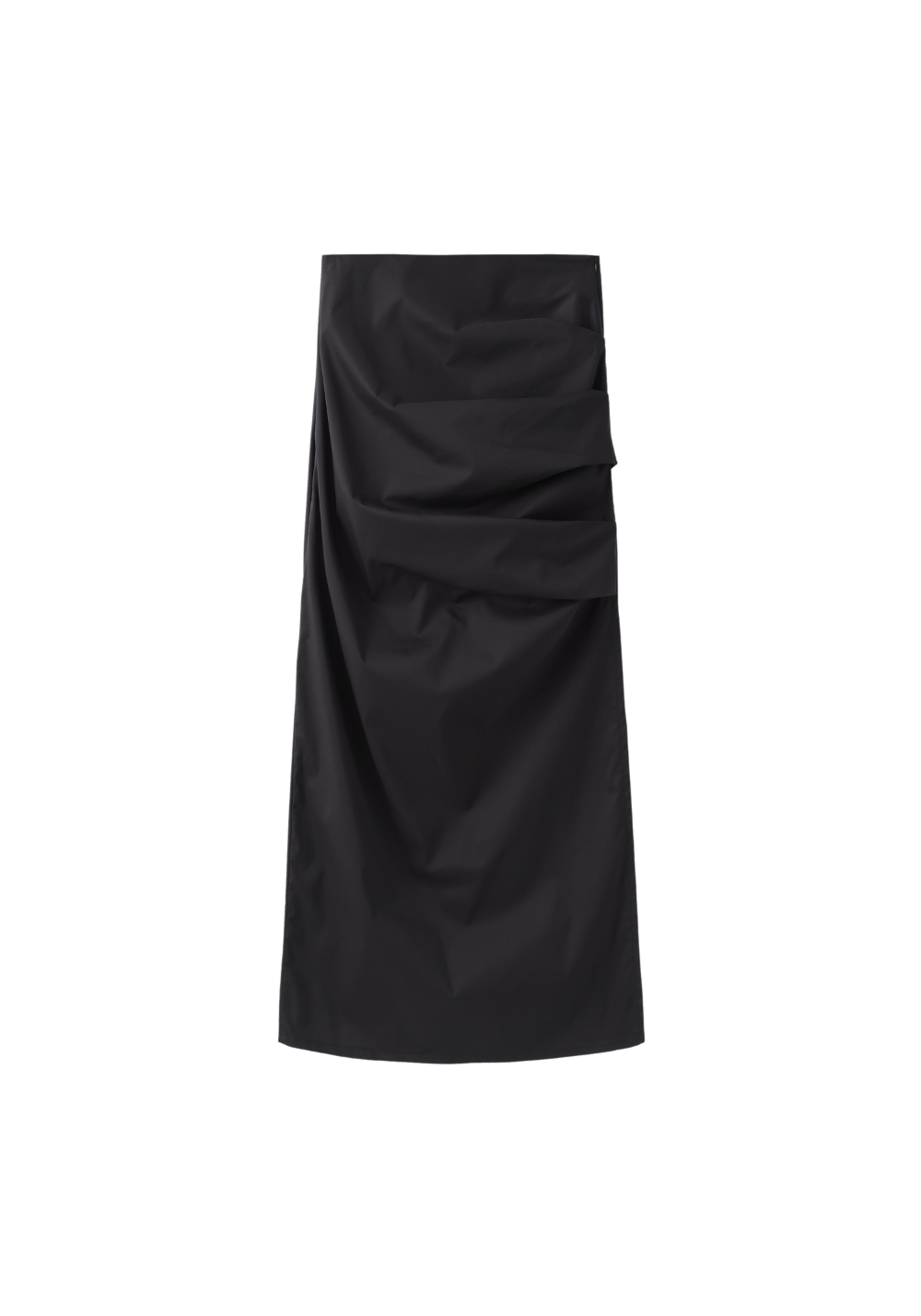 Pleated Nylon Slit Midi Skirt - PSYLOS 1, Pleated Nylon Slit Midi Skirt, Dress/Skirt, 40 CREW, PSYLOS 1