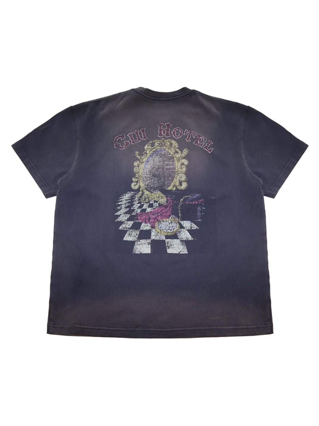 TREclub | Washed Blue Graphic T-Shirt - PSYLOS 1, TREclub | Washed Blue Graphic T-Shirt, T-Shirt, TREclub•JAPAN, PSYLOS 1