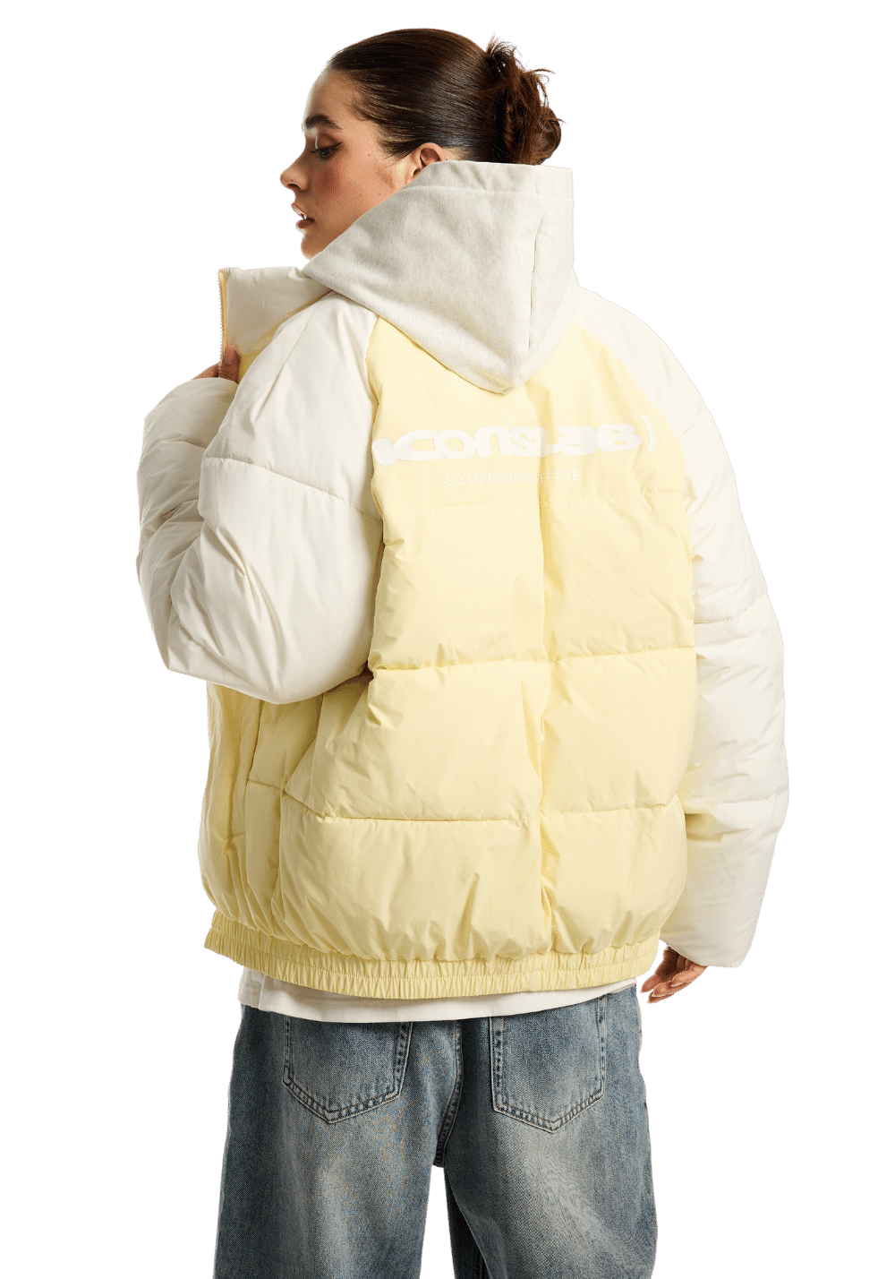 Drop Shoulder Puffer Jacket - PSYLOS 1, Drop Shoulder Puffer Jacket, Down Jacket, iconslab, PSYLOS 1