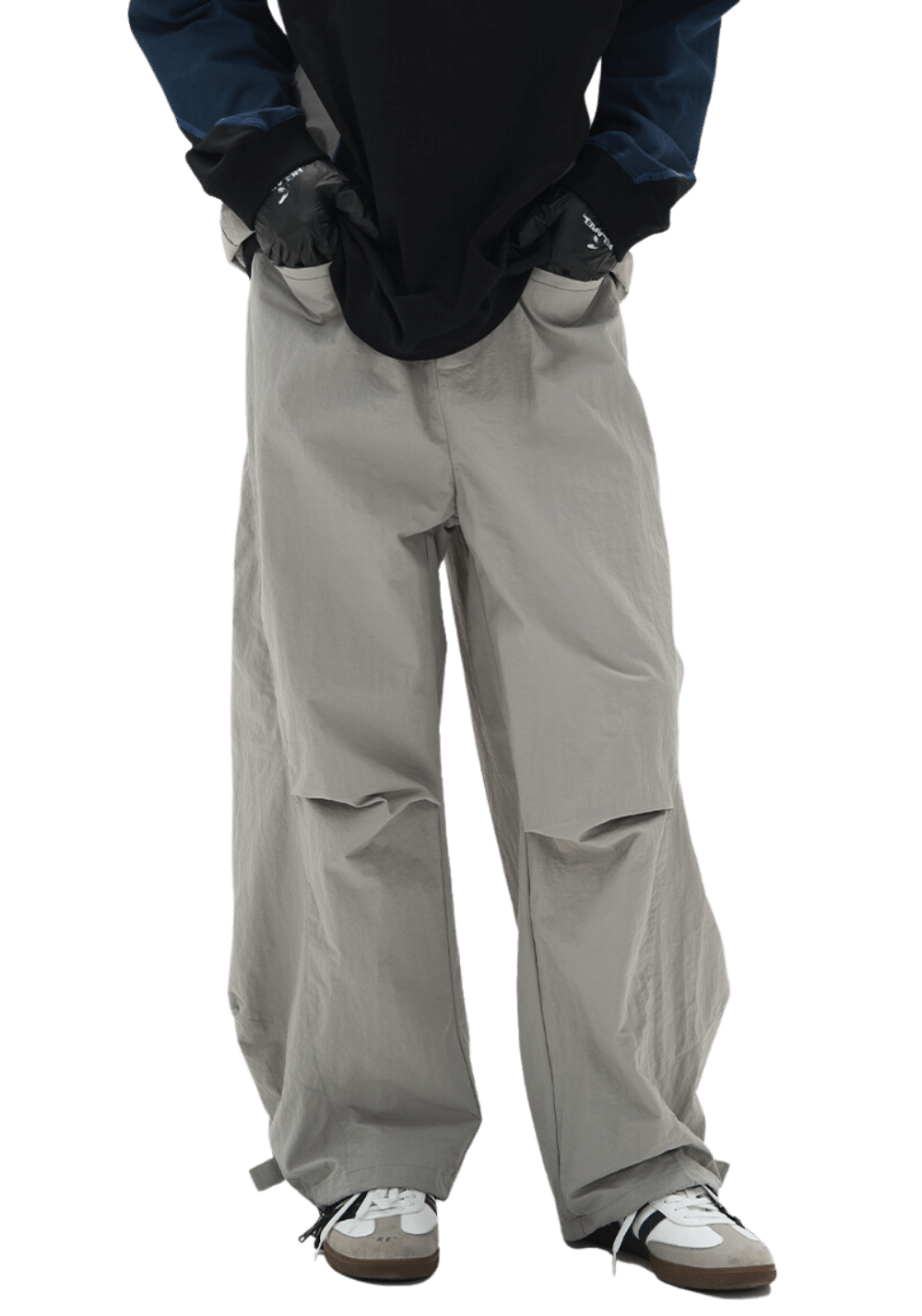 Deconstructed Tapered Wide Leg Pants - PSYLOS 1, Deconstructed Tapered Wide Leg Pants, Pants, RELABEL, PSYLOS 1