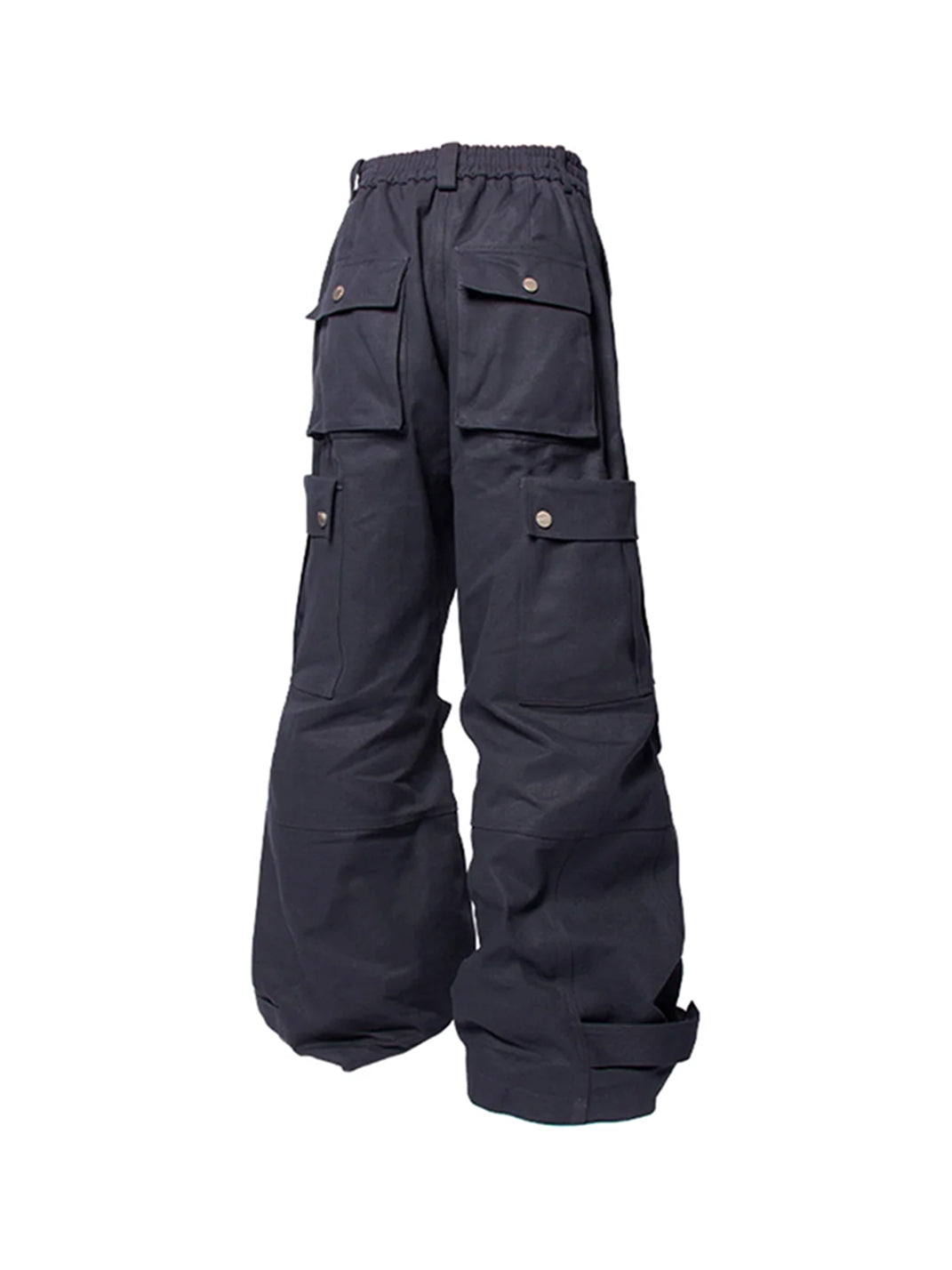RELABEL丨Pantalones cargo tipo cañón con bolsillos grandes