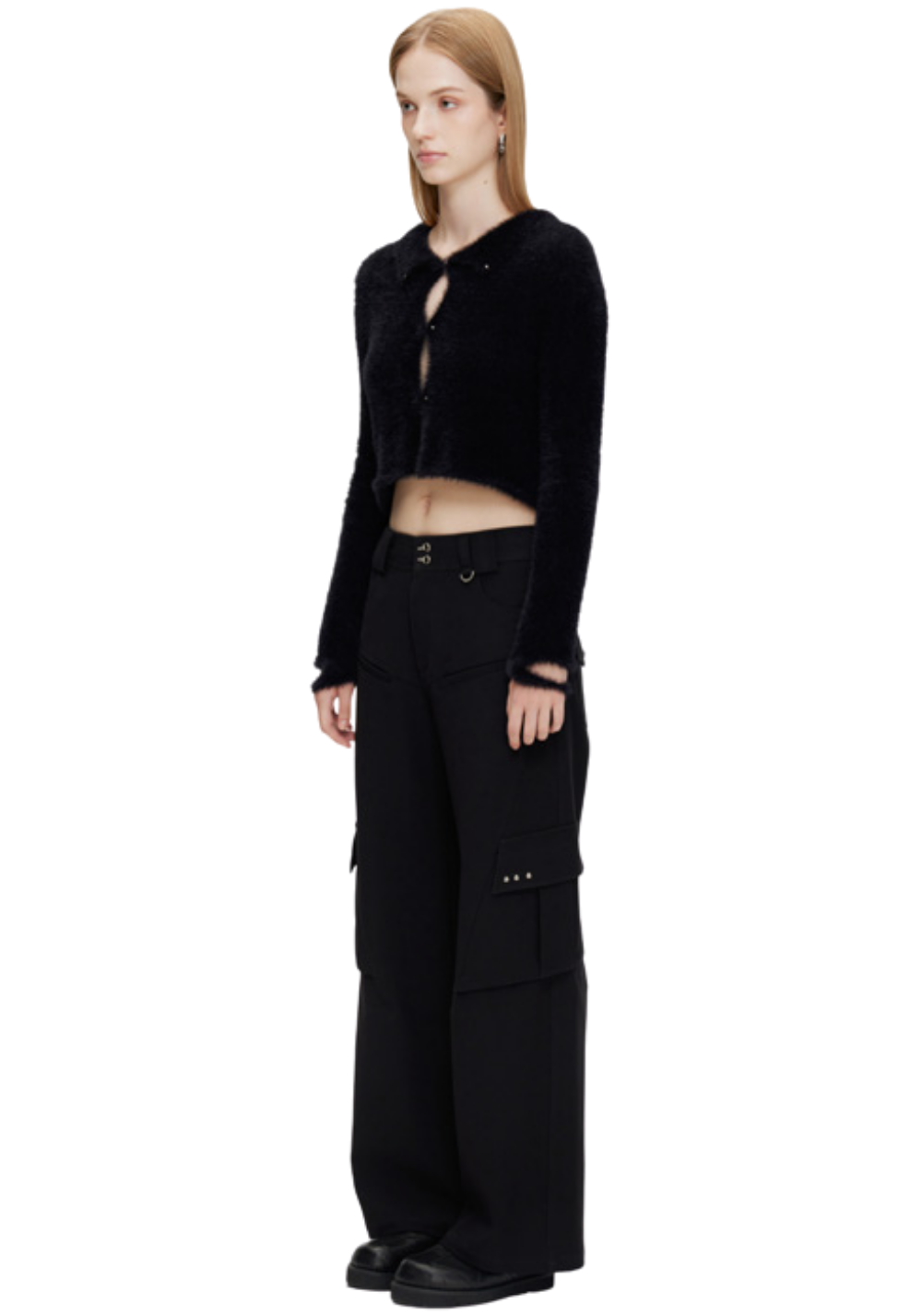 Fleece Rivet Cardigan - PSYLOS 1, Fleece Rivet Cardigan, Sweater, The Last Redemption, PSYLOS 1