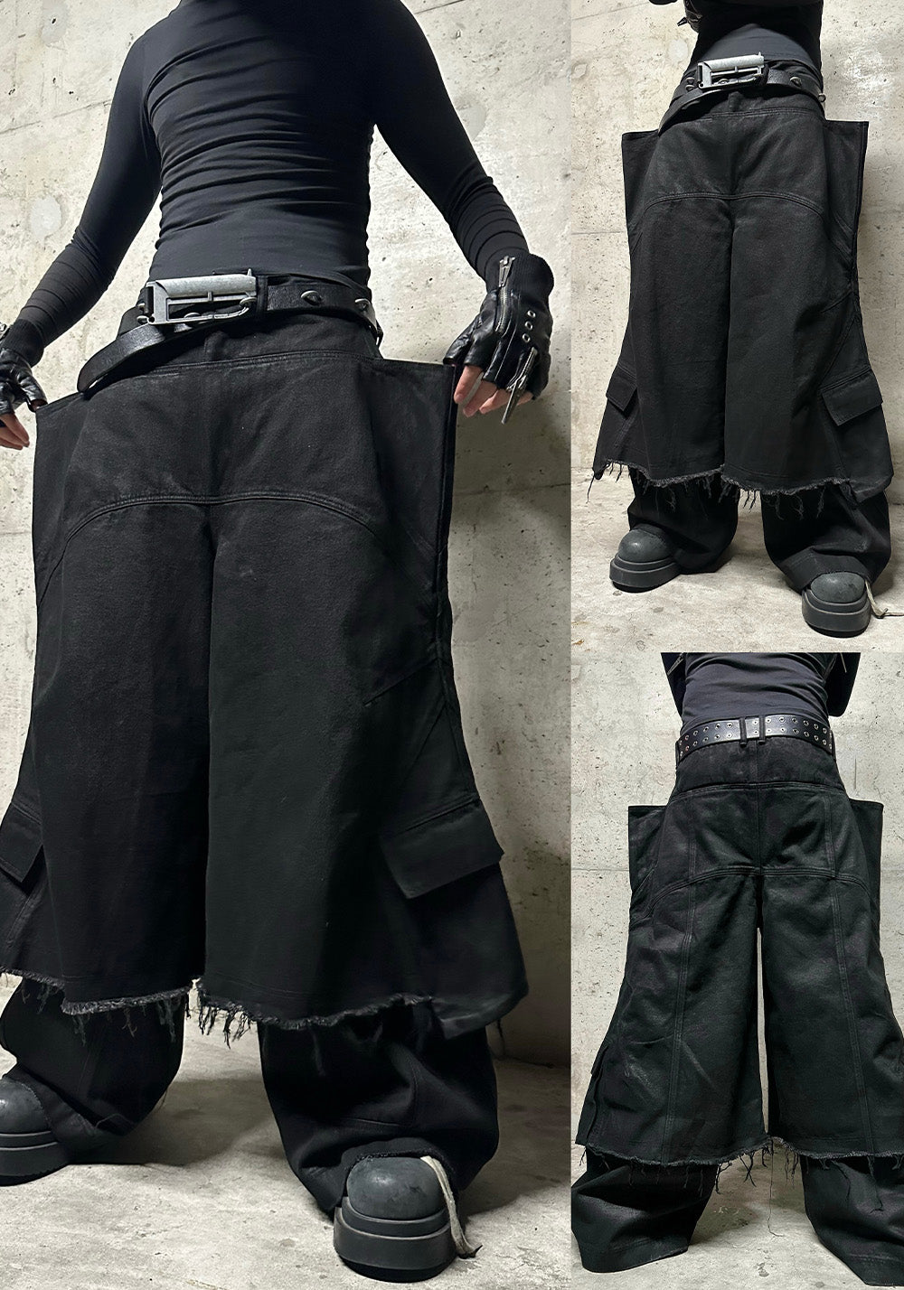 REBEL WAVE丨 "O" Shield Waxed Cargo Pants - PSYLOS 1, REBEL WAVE丨 "O" Shield Waxed Cargo Pants, Pants, REBEL WAVE•JAPAN, PSYLOS 1