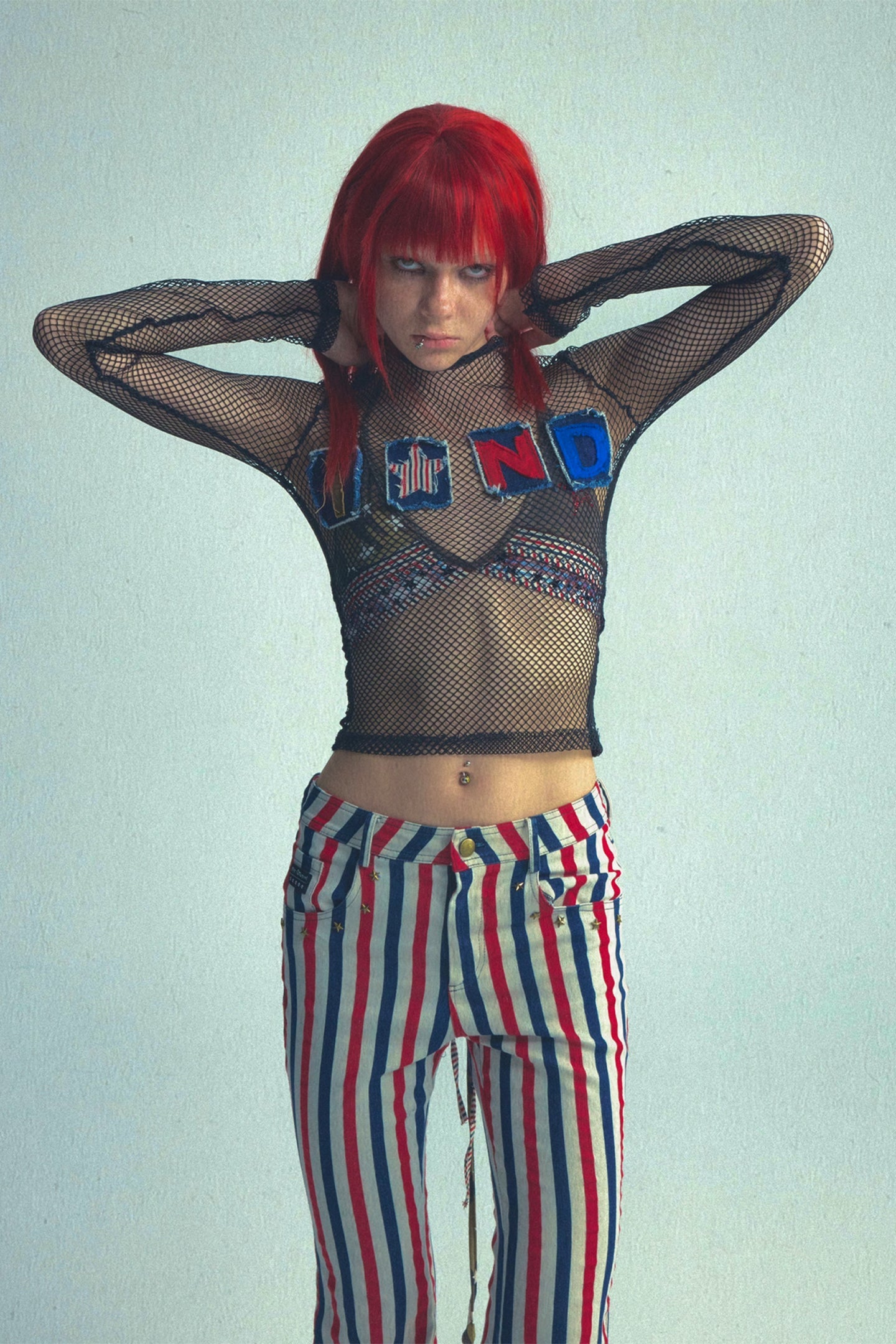 Denim Patch Washed Sun Top - PSYLOS 1, Denim Patch Washed Sun Top, Tank Top, NyDkyel, PSYLOS 1