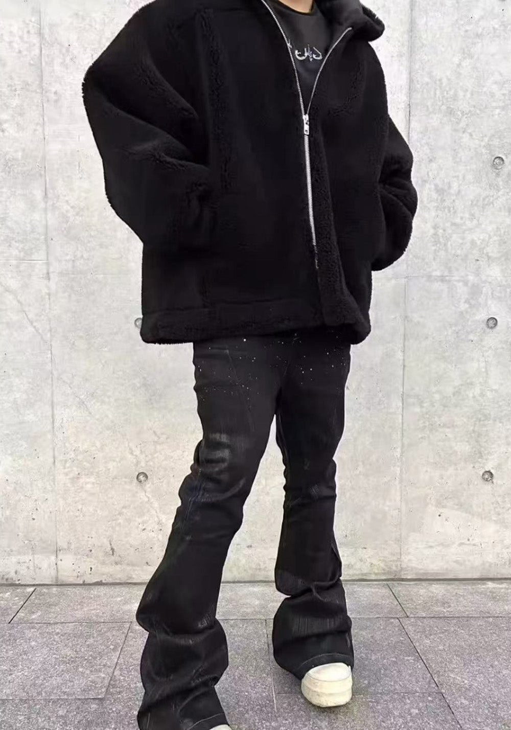 Disark│Long Shearling Hooded Coat (Long Fur) - PSYLOS 1, Disark│Long Shearling Hooded Coat (Long Fur), Coat, Disark, PSYLOS 1