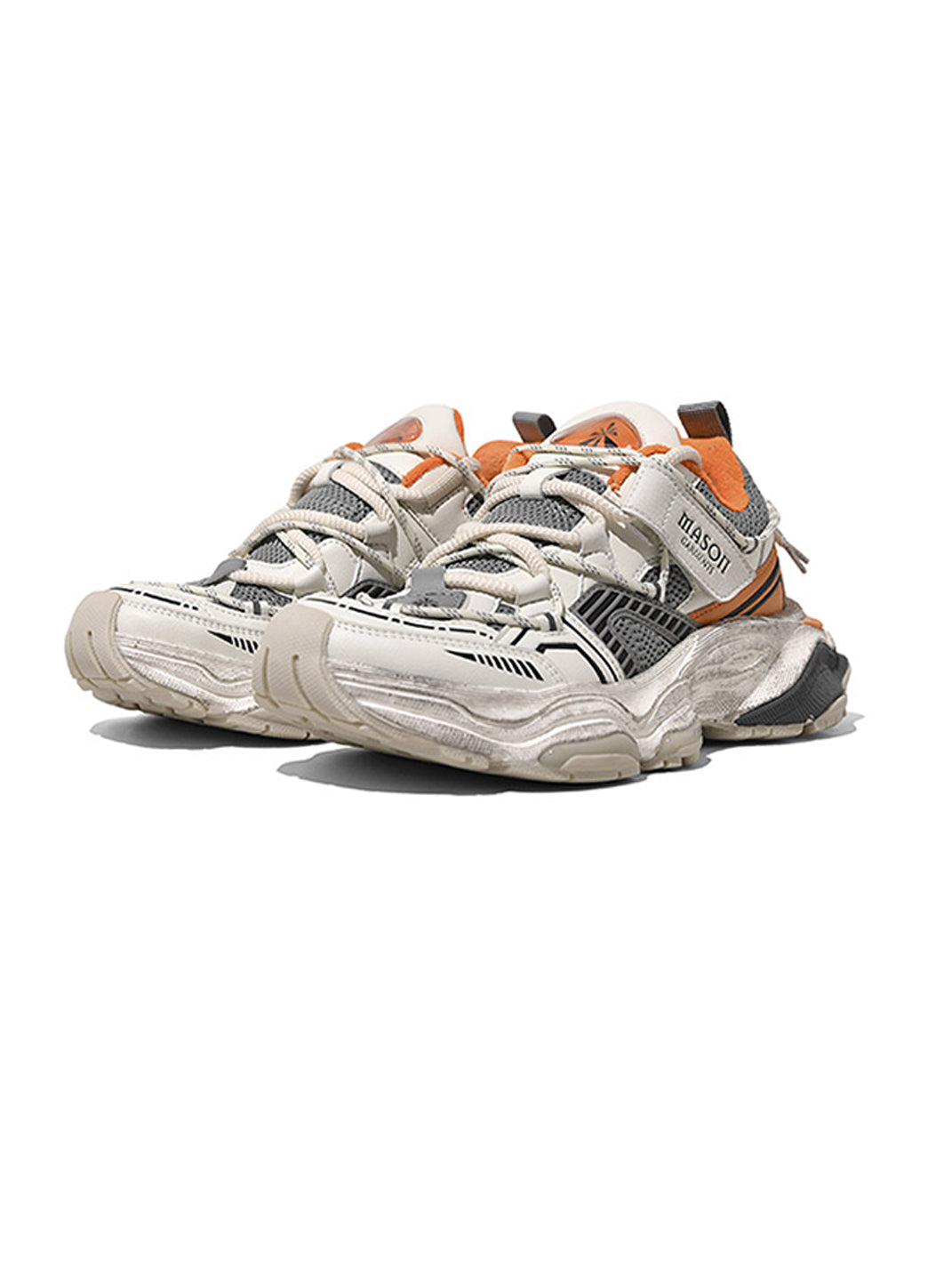 MASON GARMENTS | "Sports Car" Double Laced Velcro Chunky Sneaker - PSYLOS 1, MASON GARMENTS | "Sports Car" Double Laced Velcro Chunky Sneaker, Chunky Dad Sneakers, MASON GARMENTS, PSYLOS 1