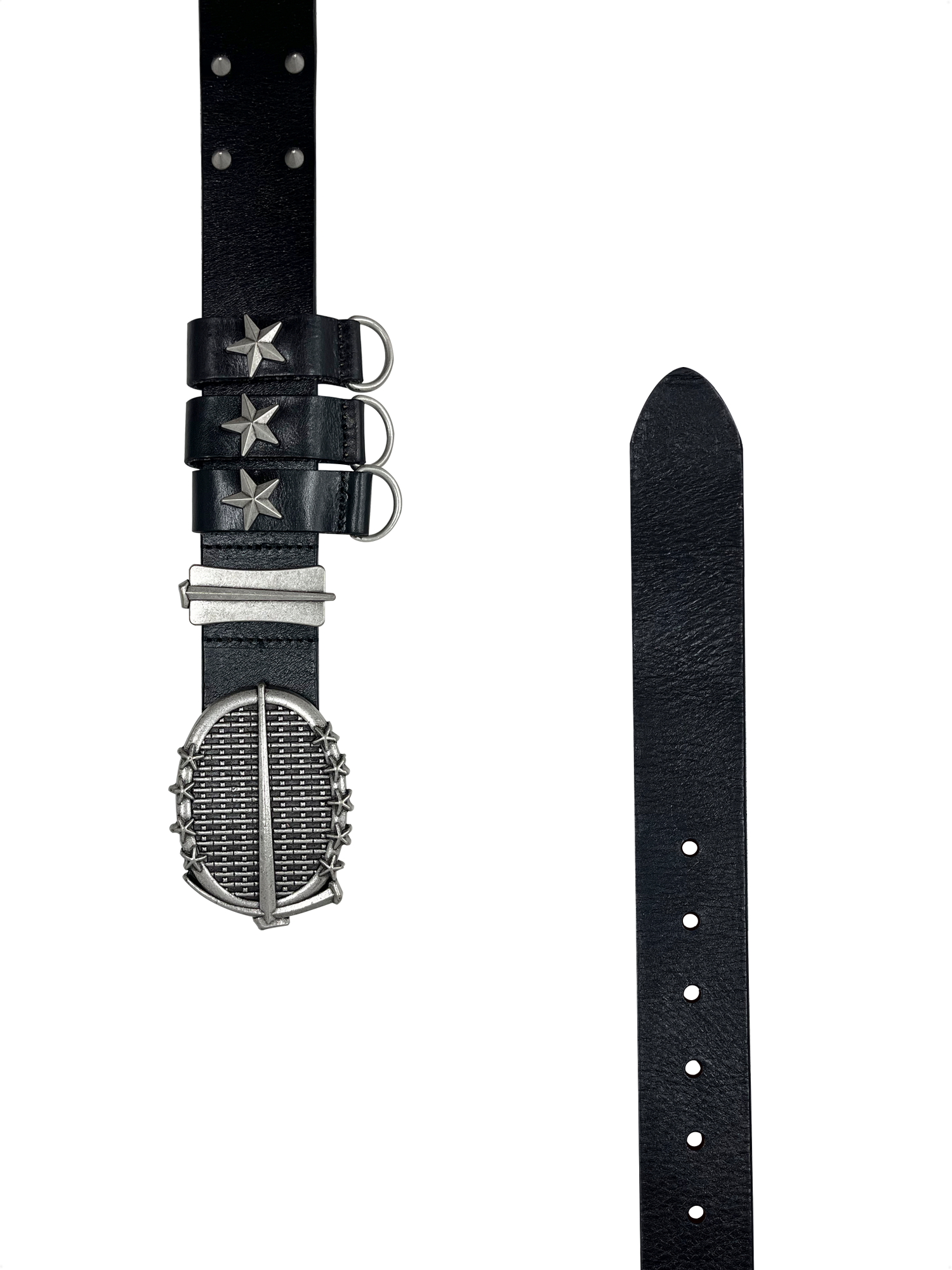 Rockstar Sterling Silver Plated Italian Imported Top-Grain Leather Belt - PSYLOS 1, Rockstar Sterling Silver Plated Italian Imported Top-Grain Leather Belt, Jacket, TecNineGroup, PSYLOS 1