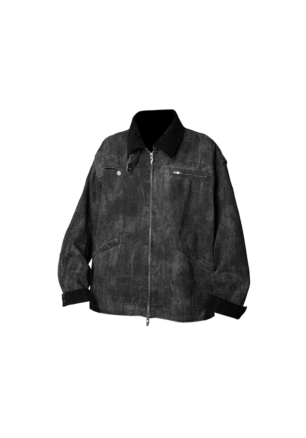 RELABEL丨Distressed Washed Multi-Pocket Jacket - PSYLOS 1, RELABEL丨Distressed Washed Multi-Pocket Jacket, Jacket, RELABEL, PSYLOS 1