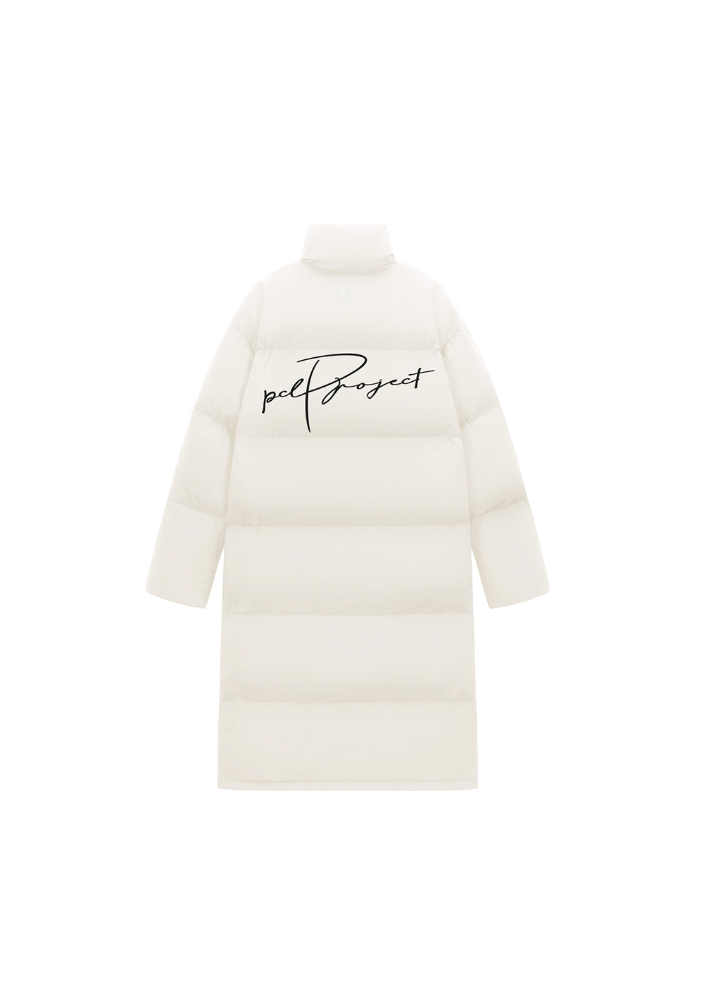 PCLP Handwriting Print Long Down Jacket