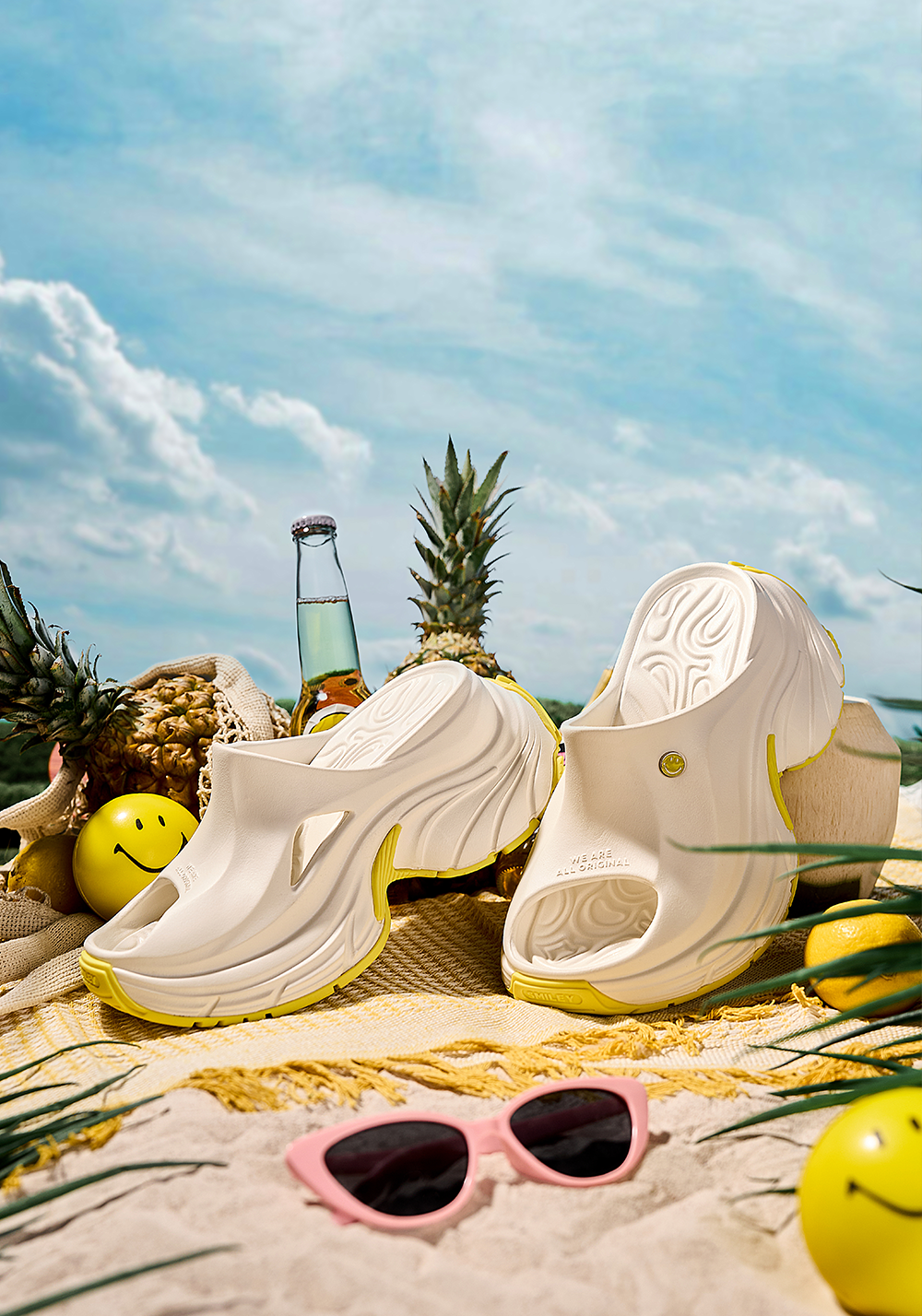 SMILEY丨Starfish Series Slippers-White - PSYLOS 1, SMILEY丨Starfish Series Slippers-White, Slippers, SMILEY•JAPAN, PSYLOS 1