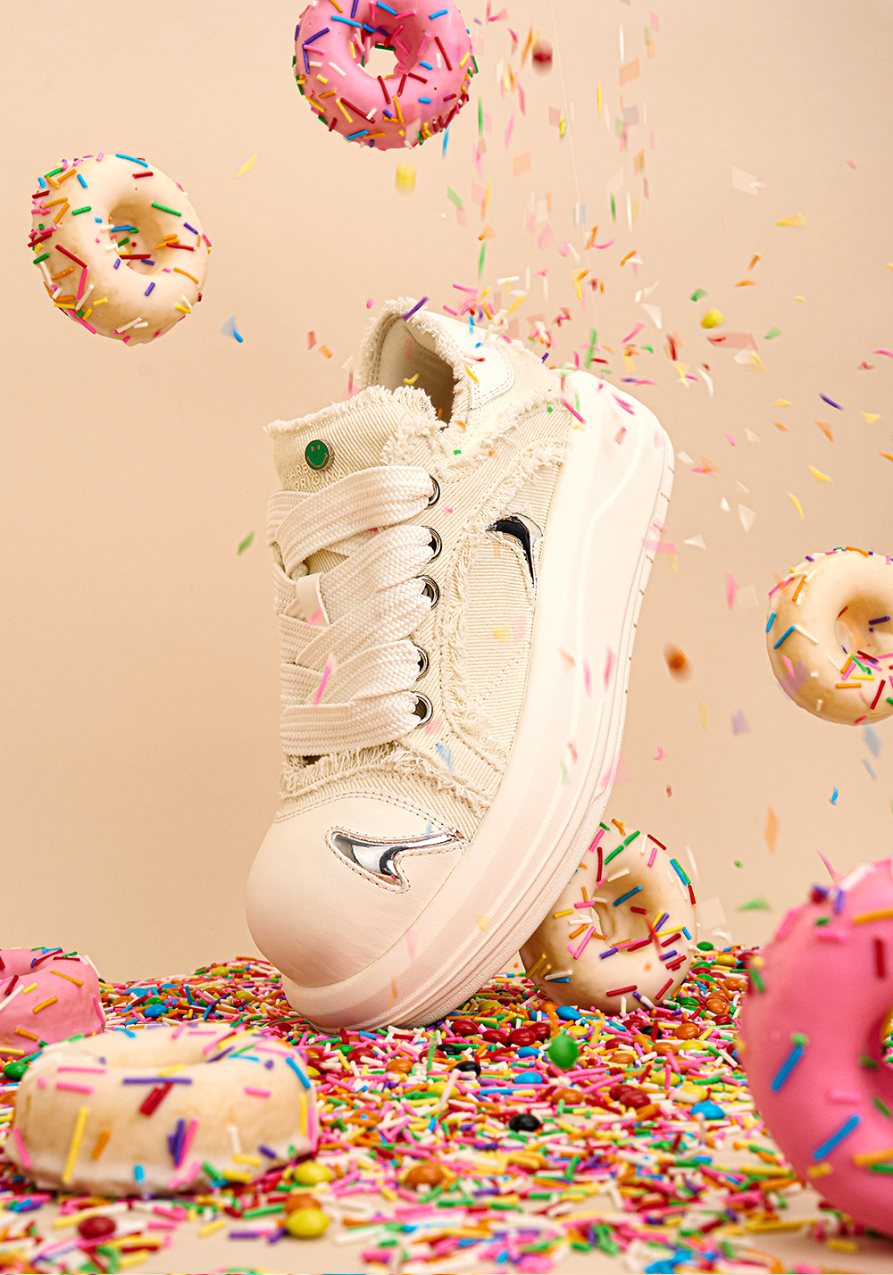 SMILEY丨Beluga Series-White - PSYLOS 1, SMILEY丨Beluga Series-White, Chunky Sneakers, SMILEY•JAPAN, PSYLOS 1