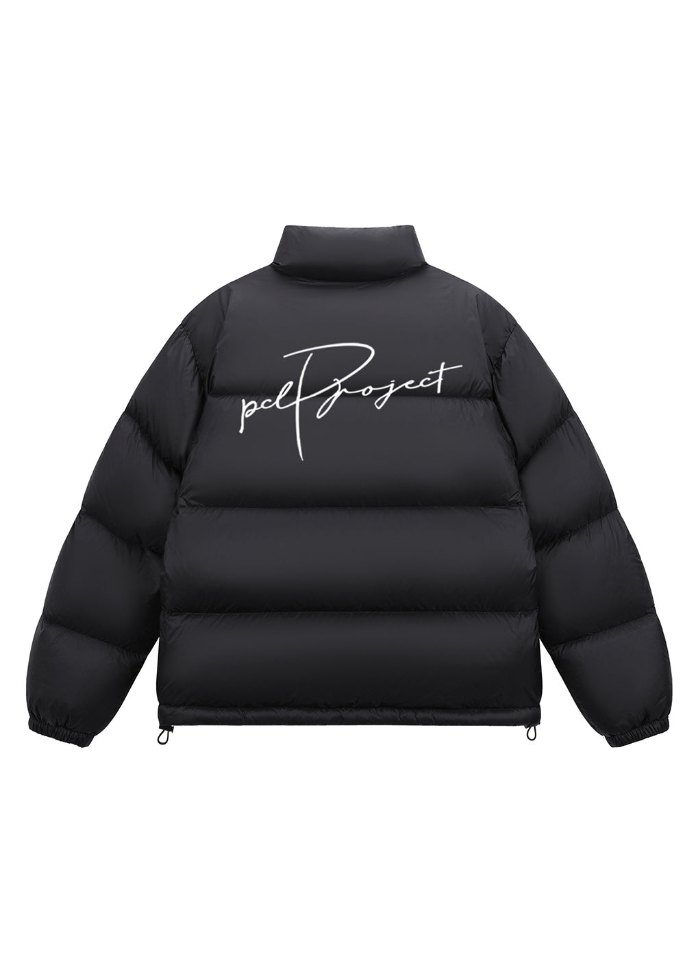 PCLP Handwriting Printed Down Jacket Brand