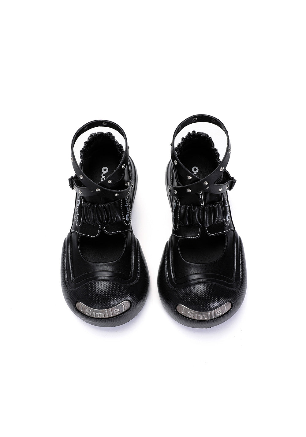 OUDER丨Smile Vampire Leather Mary Jane Shoes-Black - PSYLOS 1, OUDER丨Smile Vampire Leather Mary Jane Shoes-Black, Sandals, OUDER, PSYLOS 1