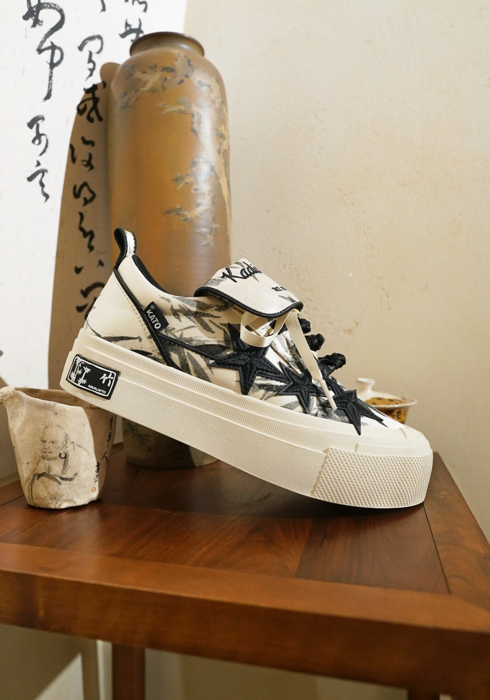 KAALIXTO丨Bamboo Canvas Star Shoes - PSYLOS 1, KAALIXTO丨Bamboo Canvas Star Shoes, Canvas Sneakers, KAALIXTO•JAPAN, PSYLOS 1