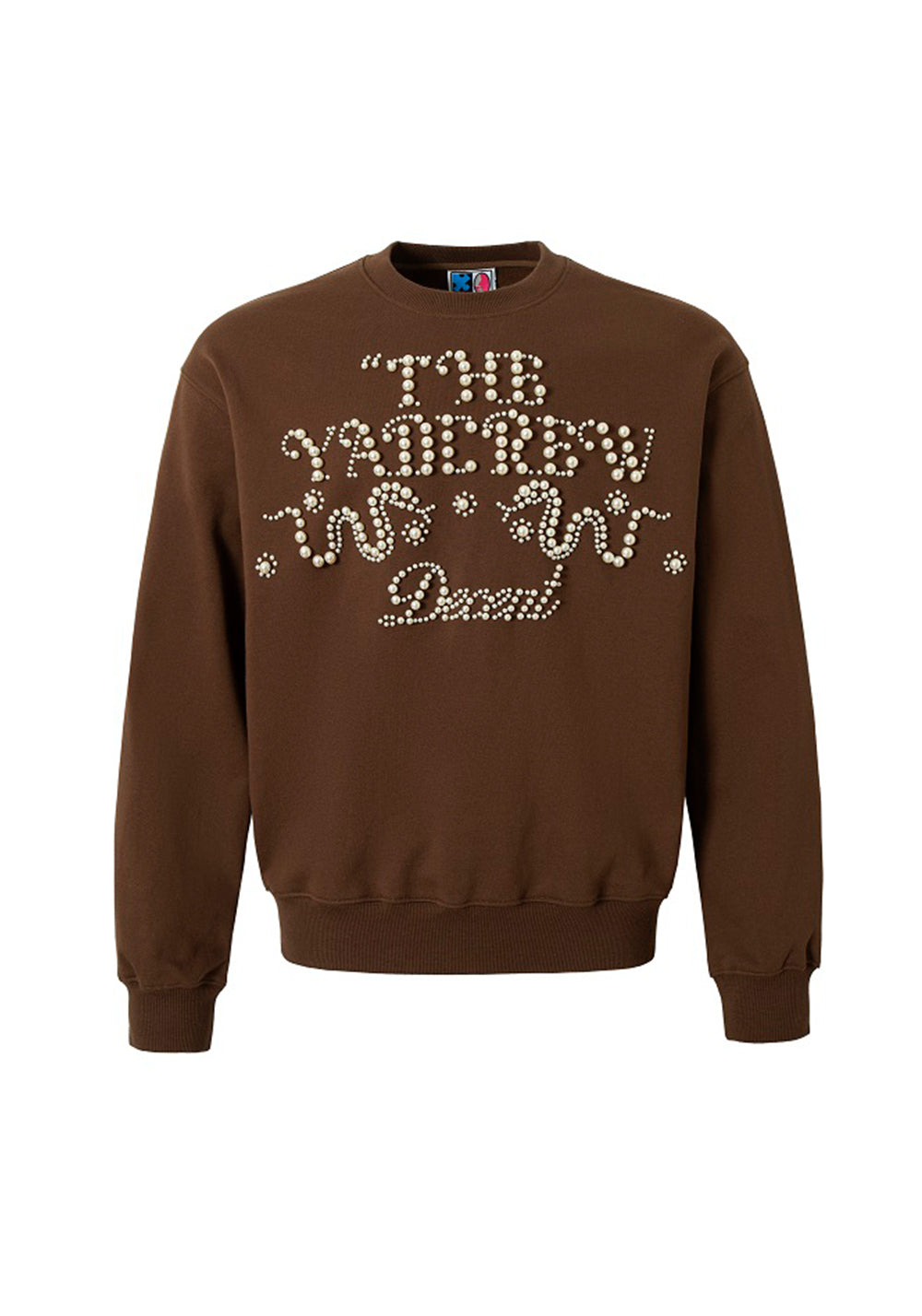 YADcrew丨Pearl Text Snake Shadow Typography Sweatshirt - PSYLOS 1, YADcrew丨Pearl Text Snake Shadow Typography Sweatshirt, Sweatshirts, YADcrew•JAPAN, PSYLOS 1